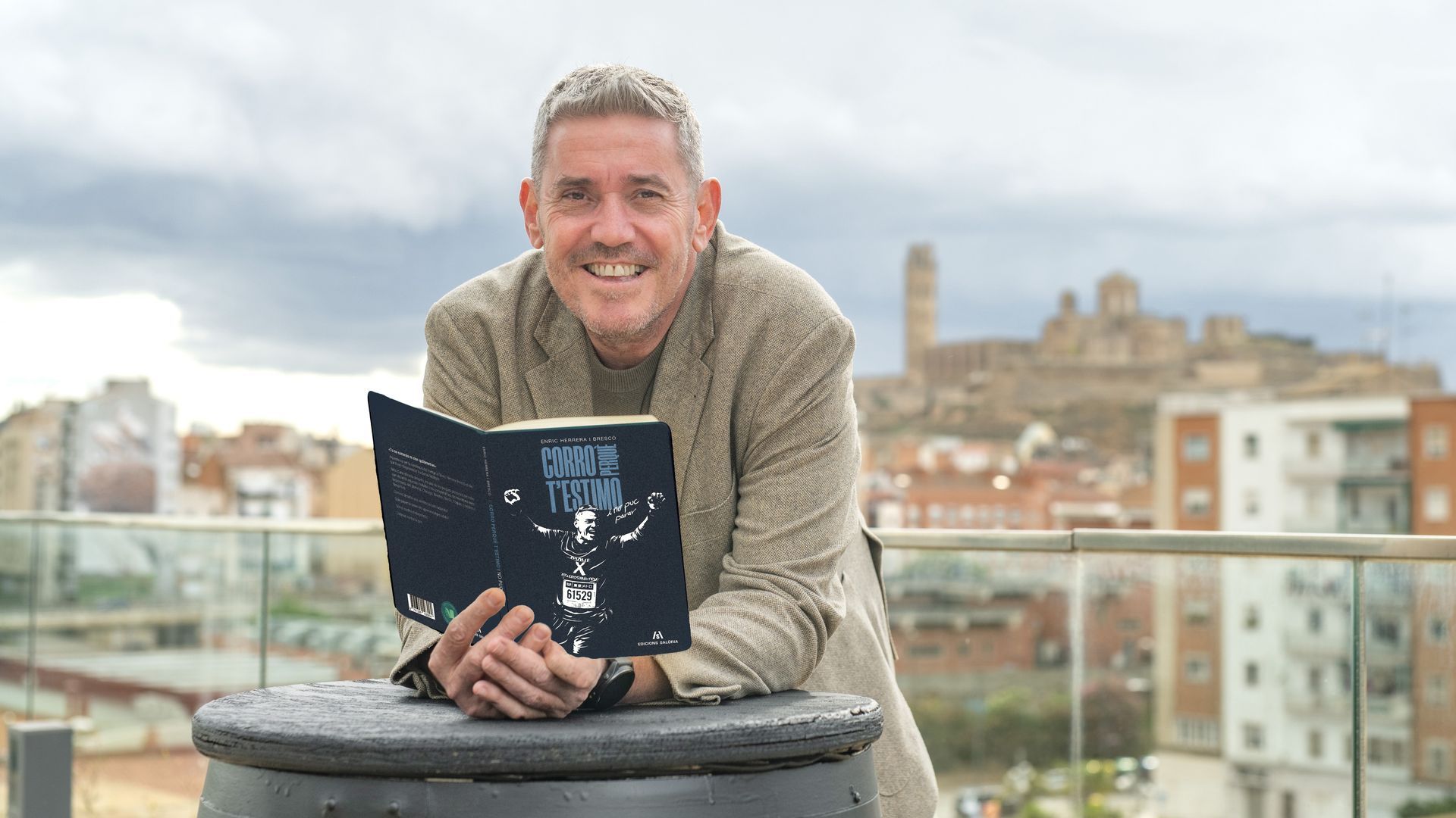 Enric Herrera, autor del libro 'Corro perquè t'estimo'