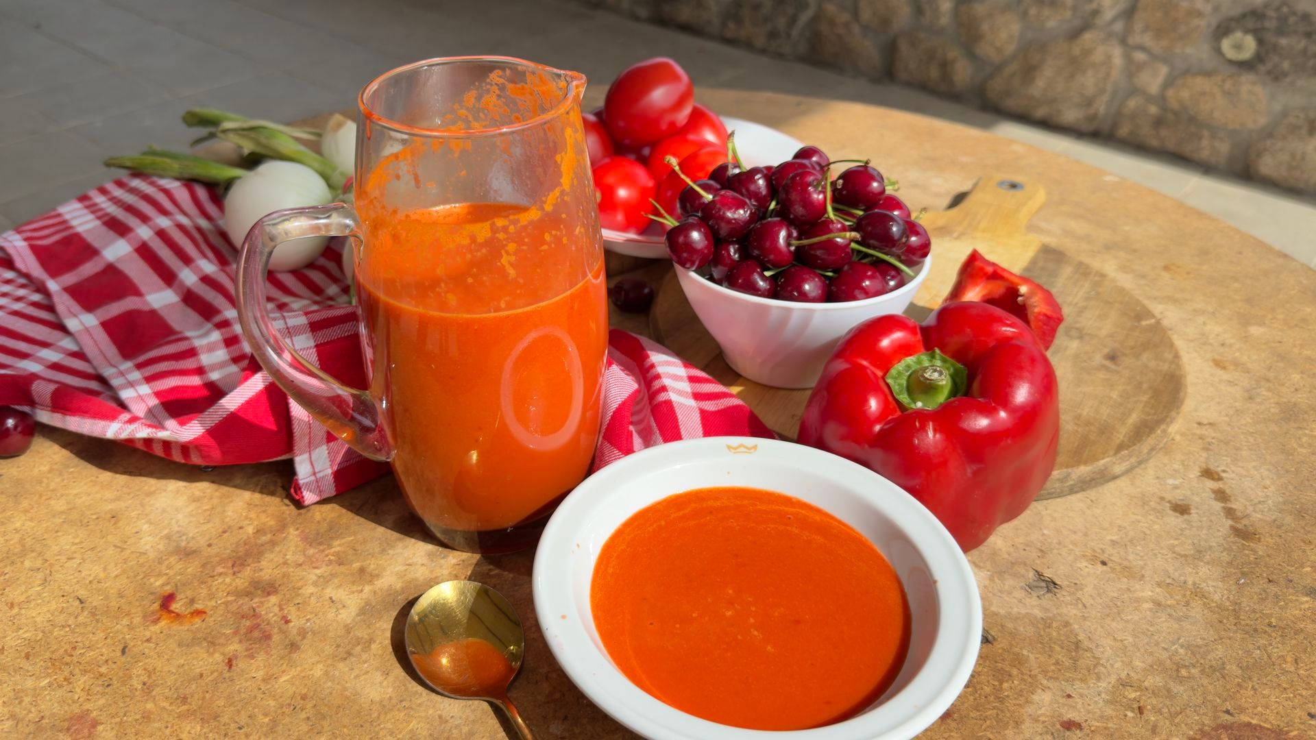 Gazpacho cereza Gazpacho cereza