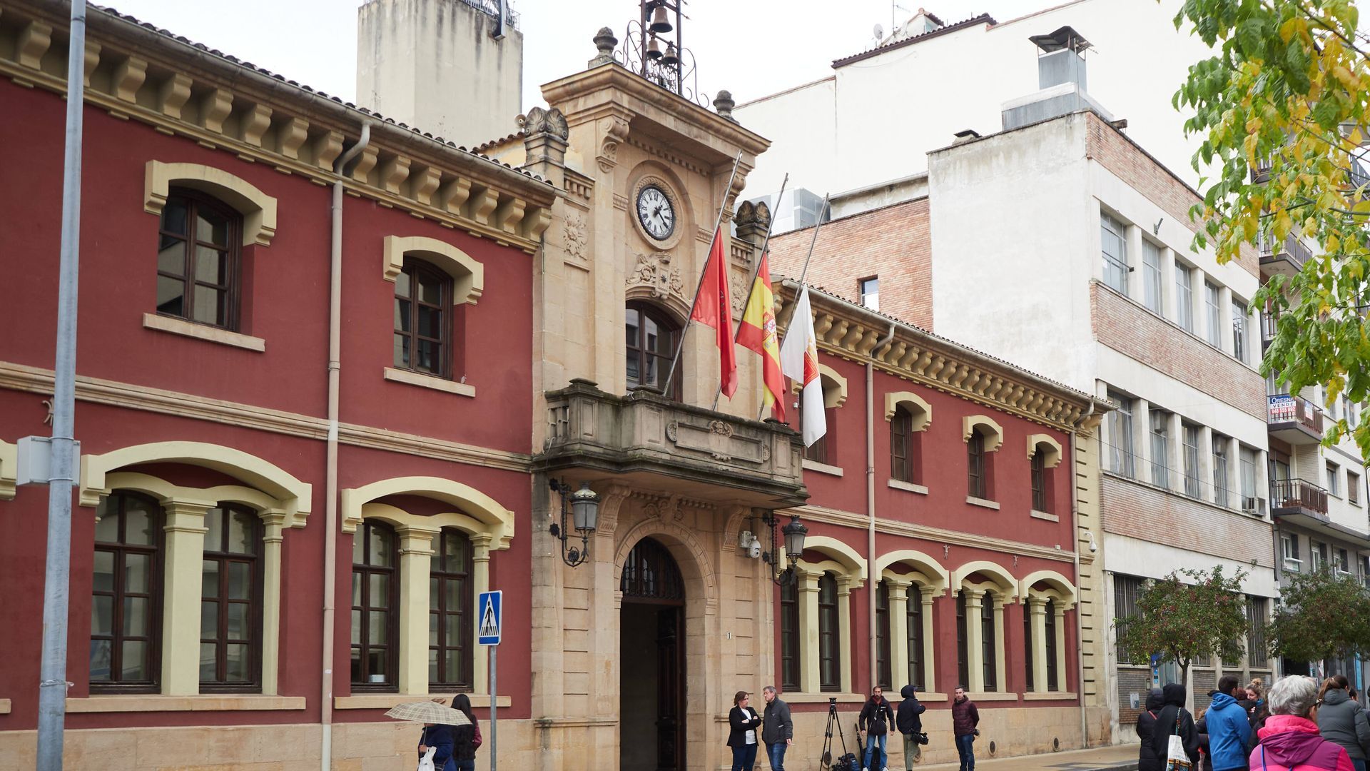 Imagen de archivo del Ayuntamiento de Estella, en Navarra Imagen de archivo del Ayuntamiento de Estella, en Navarra