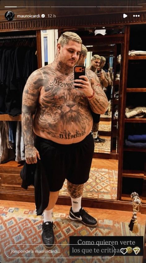 Mauro Icardi editado por IA
