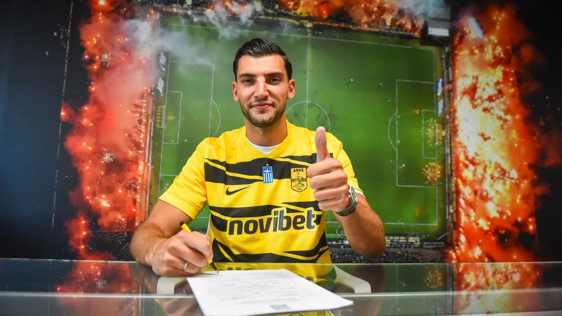 Rafa Mir, recién fichado por el Aris de Salónica Rafa Mir, recién fichado por el Aris de Salónica