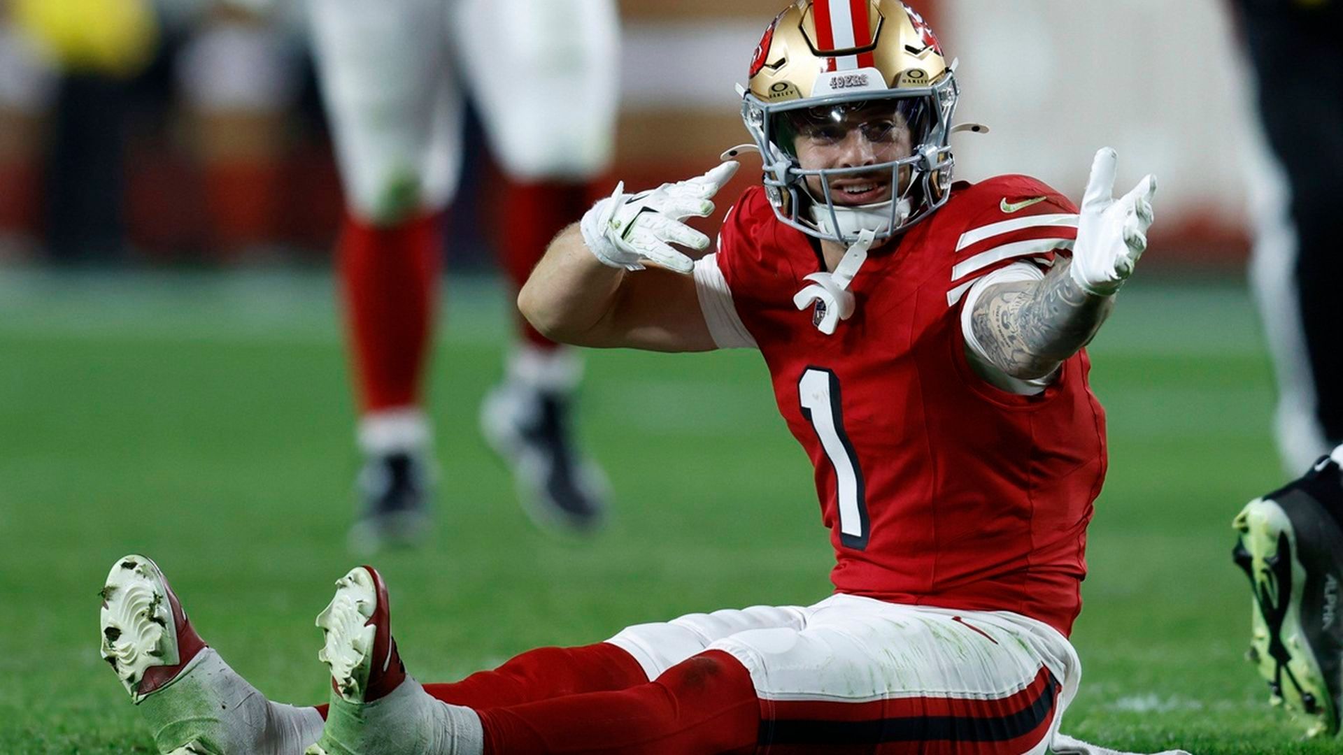 Ricky Pearsall, wide receiver de los San Francisco 49ers Ricky Pearsall, wide receiver de los San Francisco 49ers