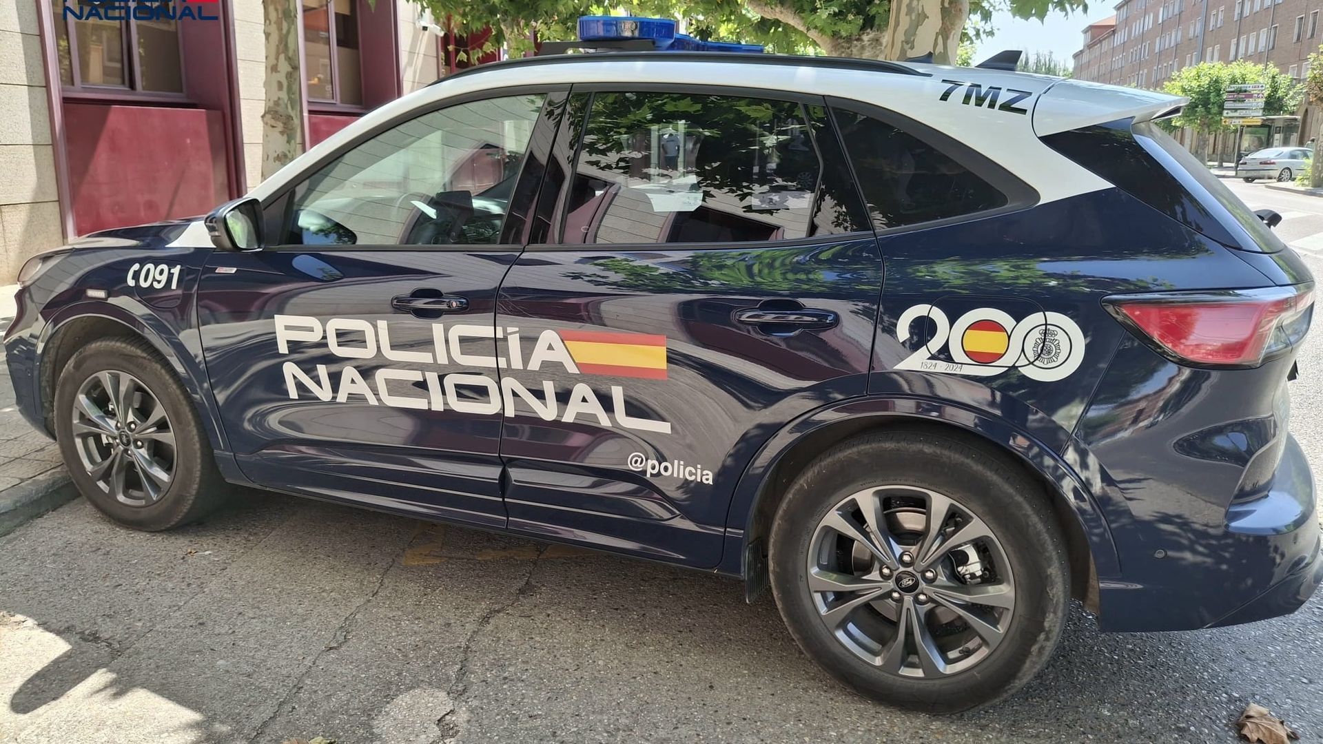 Un coche de la Policía Nacional Un coche de la Policía Nacional
