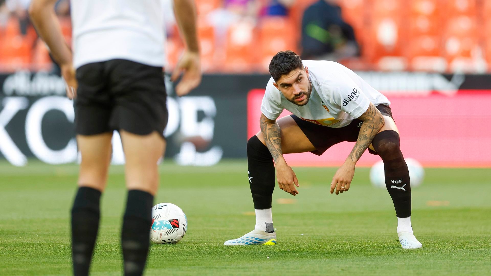 Unai Núñez con el Valencia Unai Núñez con el Valencia