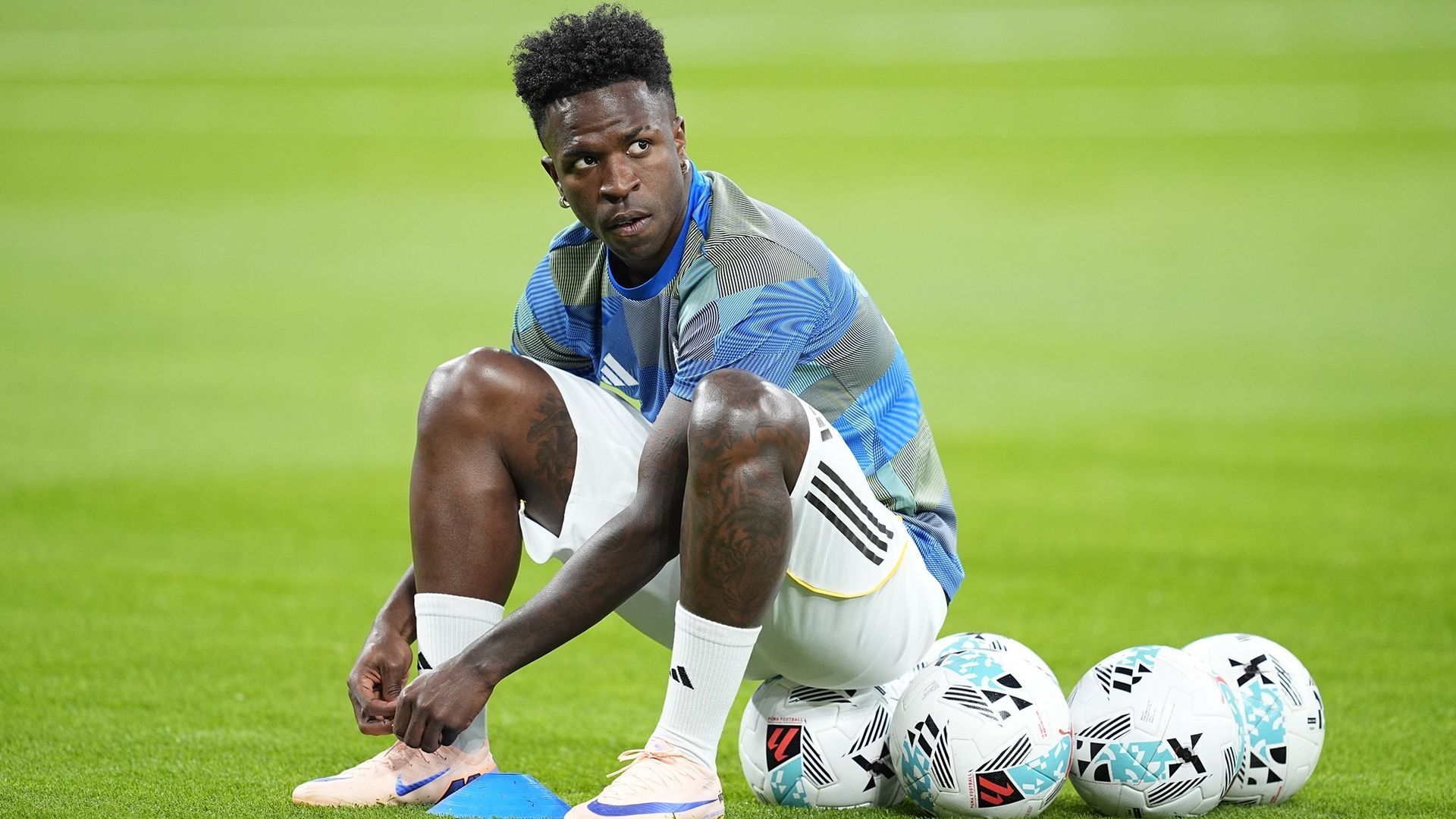Vinicius en un partido con el Real Madrid Vinicius en un partido con el Real Madrid