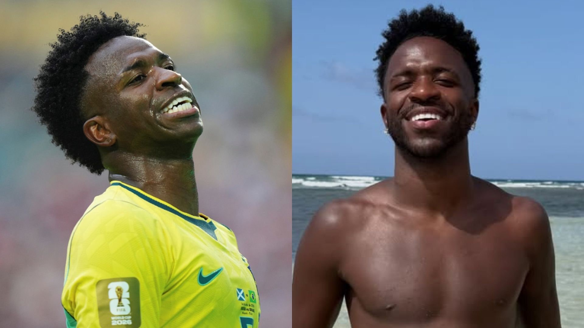 Vinicius Jr. ha conseguido armonizar su rostro tras la mentoplastia que se ha practicado en Brasil