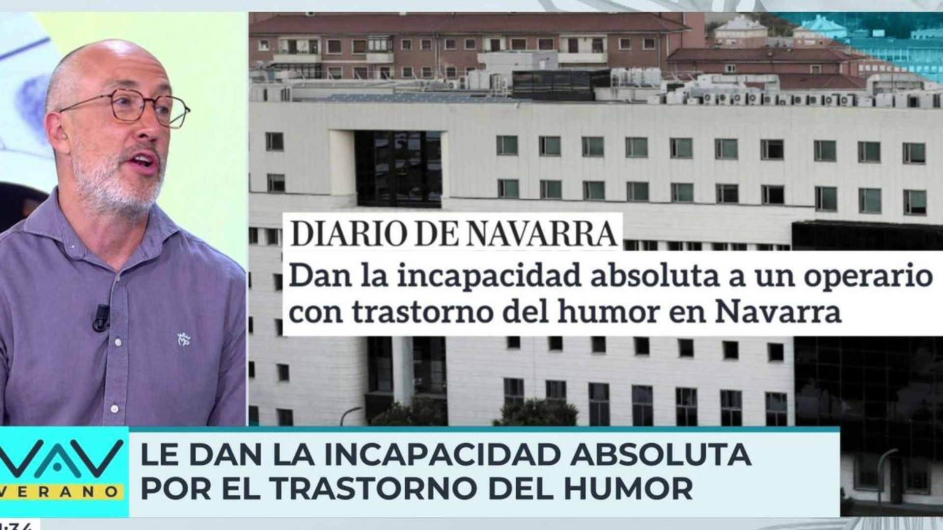 Dan la incapacidad absoluta a un operario con trastorno del humor en Navarra