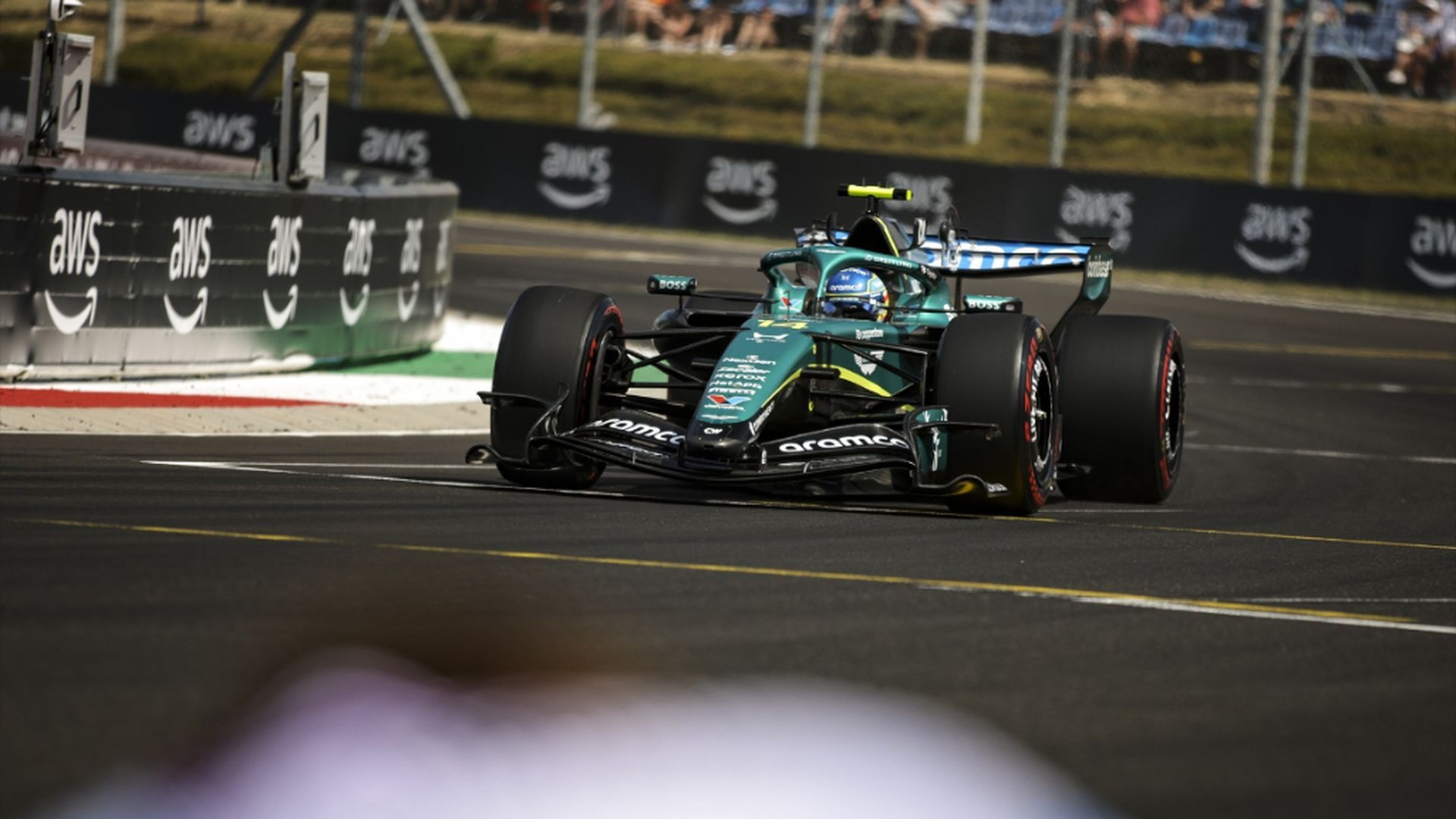 Fernando Alonso, en Hungría Fernando Alonso, en Hungría