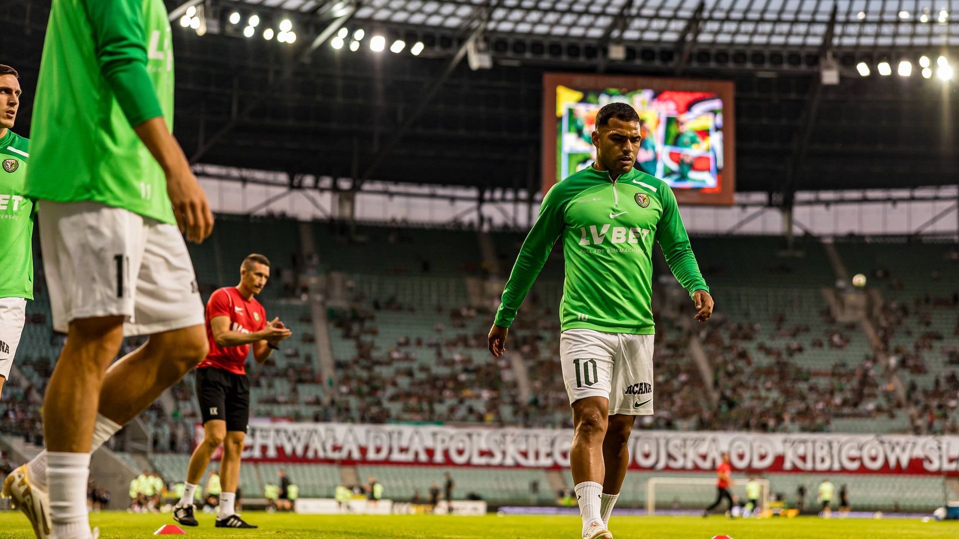 Matías Nahuel Leiva con el Maccabi Haifa