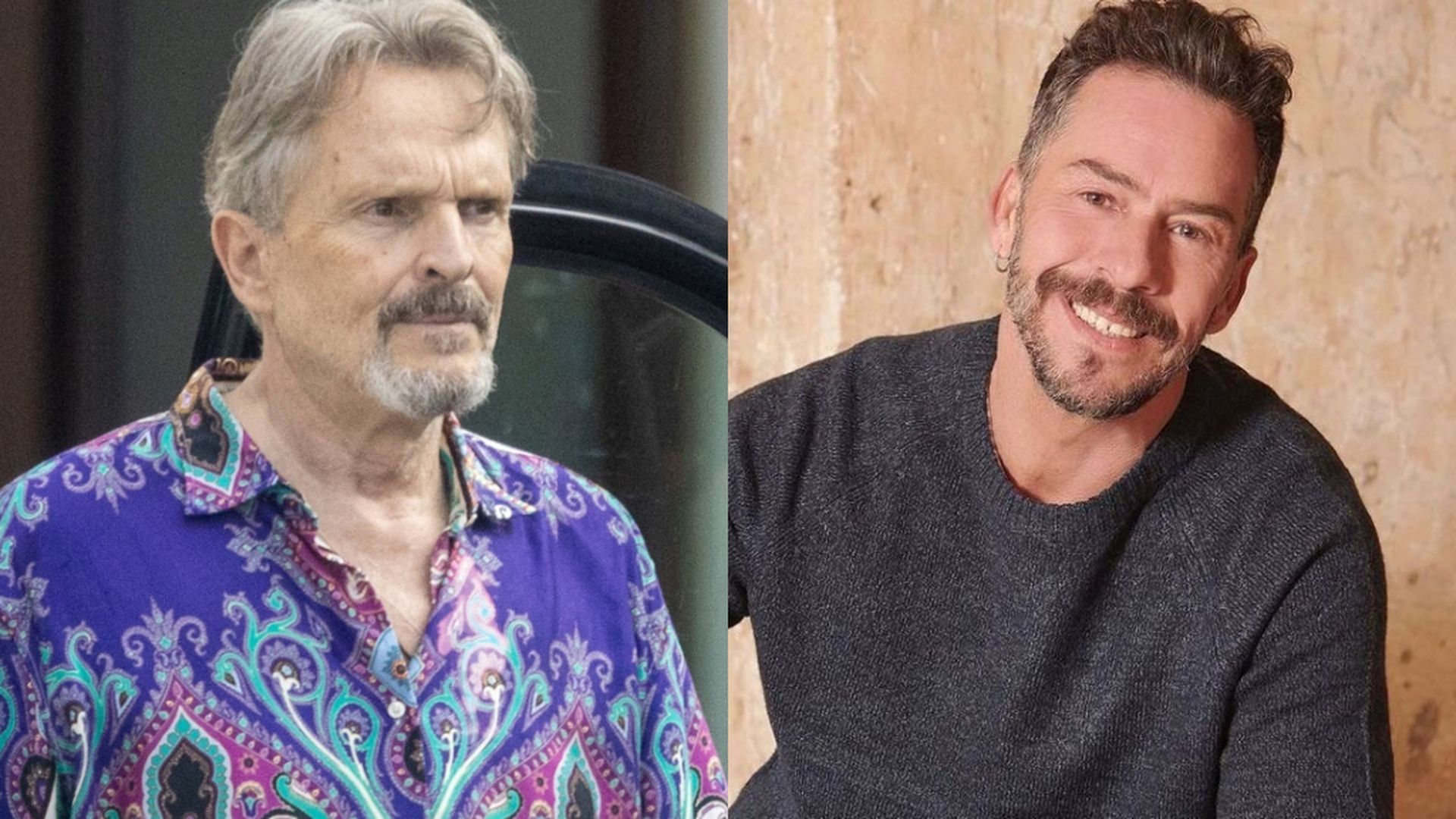Miguel Bosé y Nacho Palau Miguel Bosé y Nacho Palau