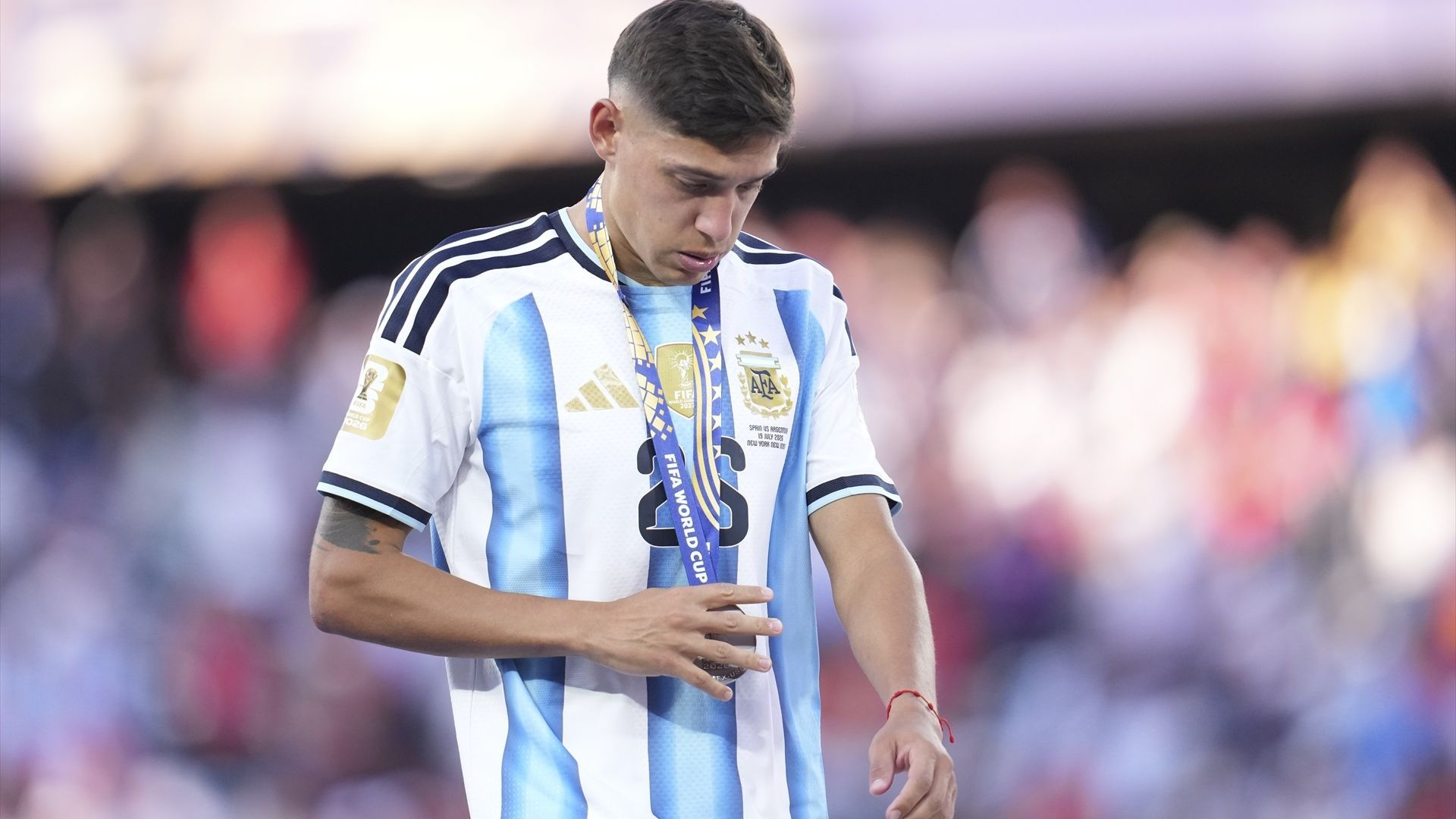 Nahuel Molina, tras la final con Argentina Nahuel Molina, tras la final con Argentina