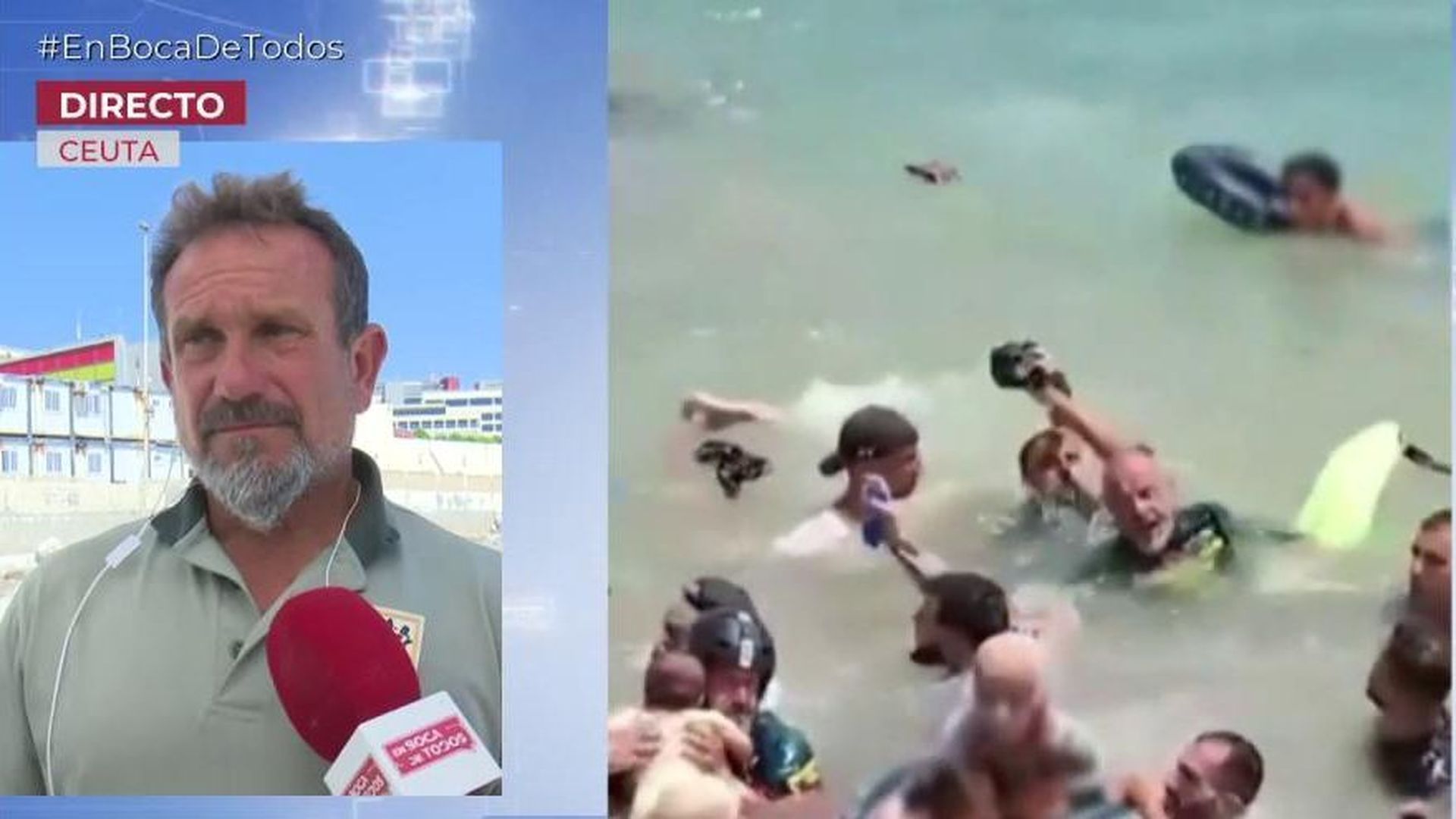 Oswaldo Tavío, el héroe de la Guardia Civil que salvó a varios bebés sen Ceuta: “Estaban con hermanos de cinco años sin sus padres”