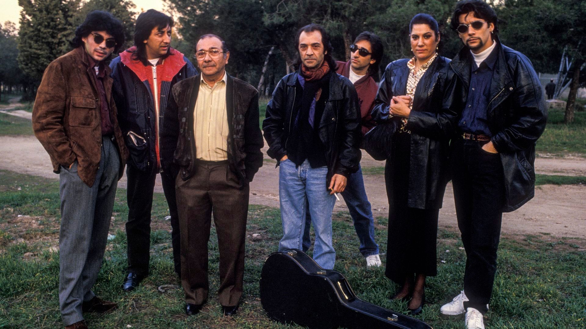 Pepe Luis Carmona, Juan Carmona 'El Camborio', Juan Habichuela, Pepe Habichuela, Antonio Carmona, Amparo Niño y Josemi Carmona