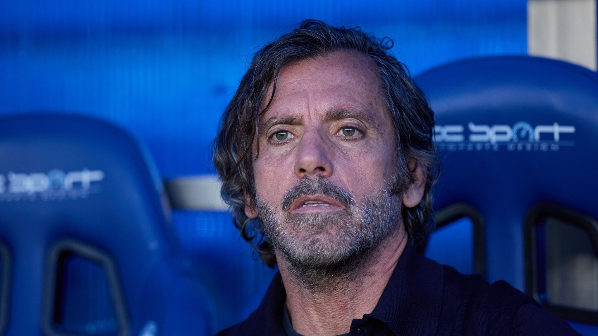 Quique Sánchez Flores durante un partido del Deportivo Alavés la temporada pasada Quique Sánchez Flores durante un partido del Deportivo Alavés la temporada pasada