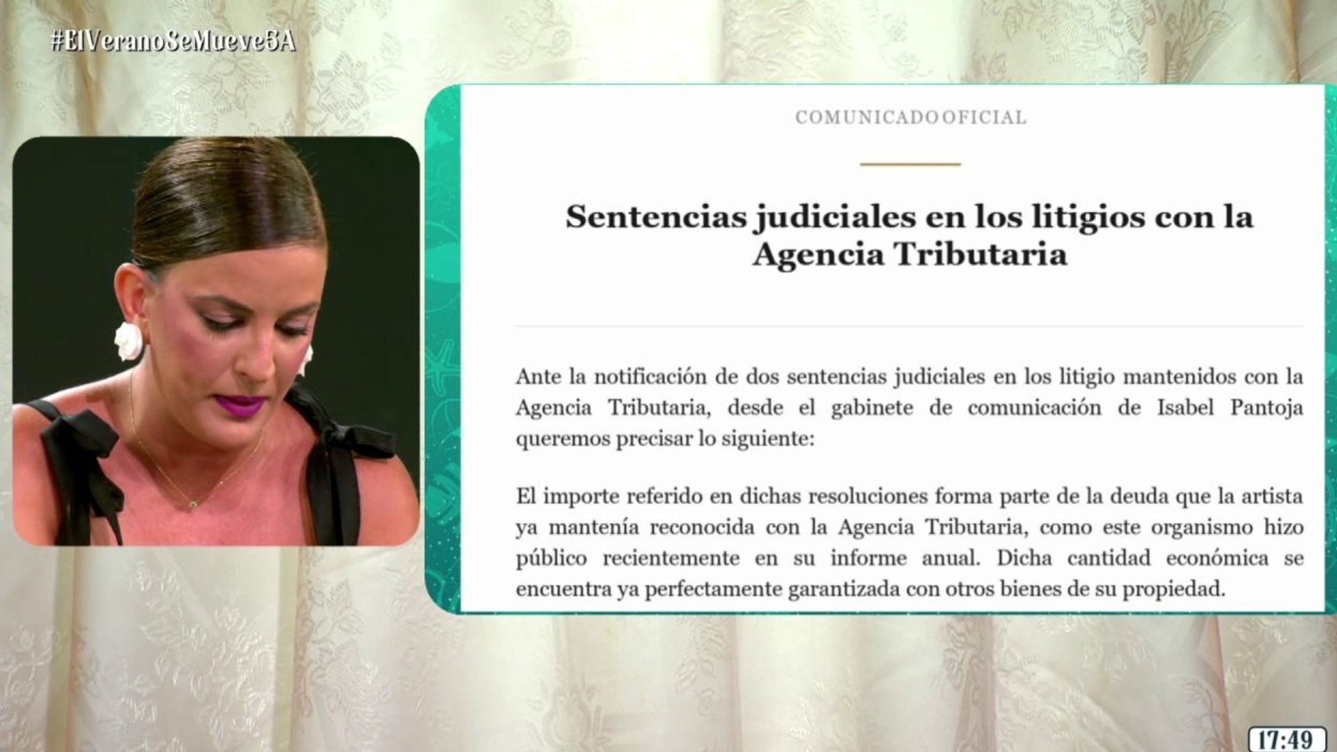 La respuesta de Isabel Pantoja ante su nueva deuda con Hacienda