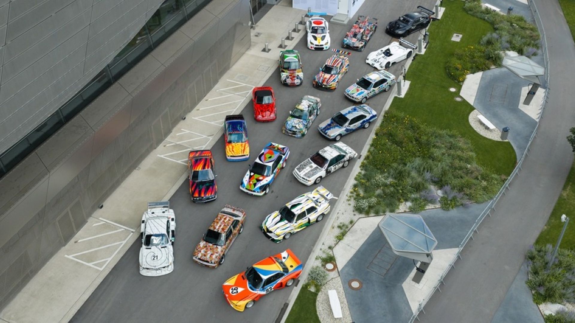 Varios coches de BMW Art Car Varios coches de BMW Art Car