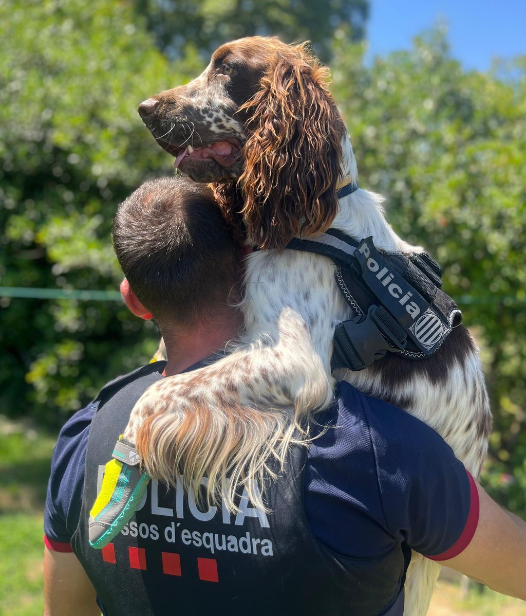 Xavi, guía canino y formador de 'Speed'