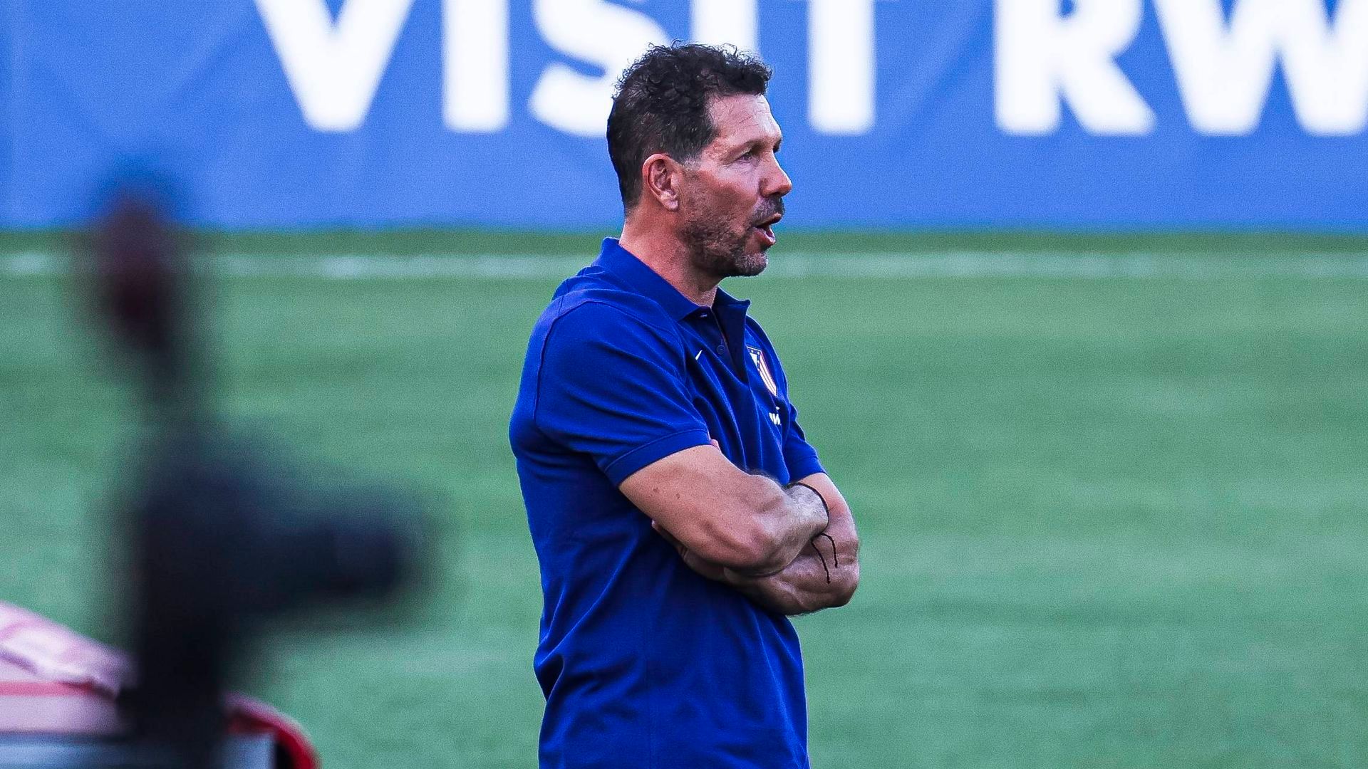 Diego Pablo Simeone durante la pretemporada 2026 Diego Pablo Simeone durante la pretemporada 2026