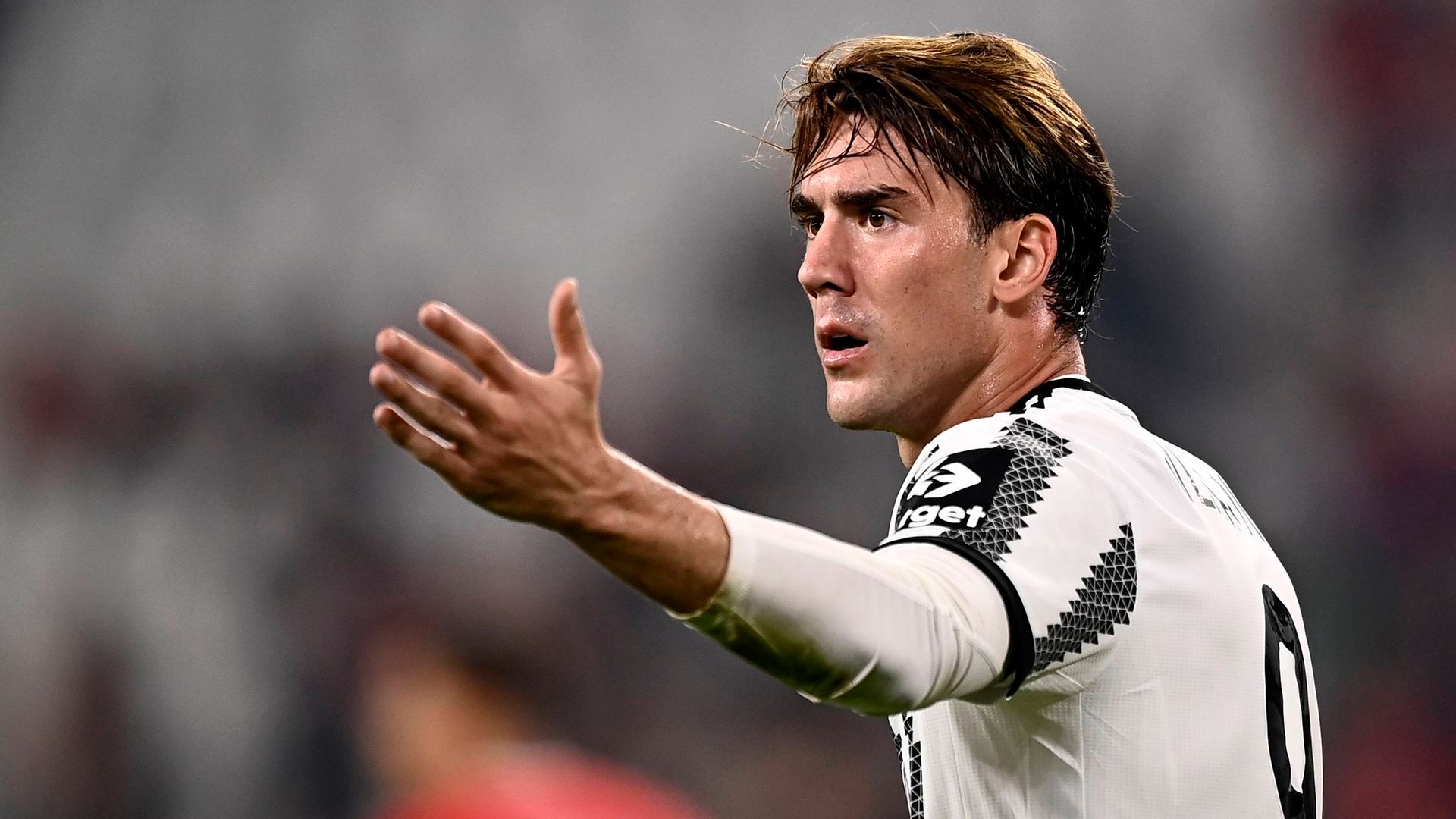 Dusan Vlahovic en un partido Dusan Vlahovic en un partido