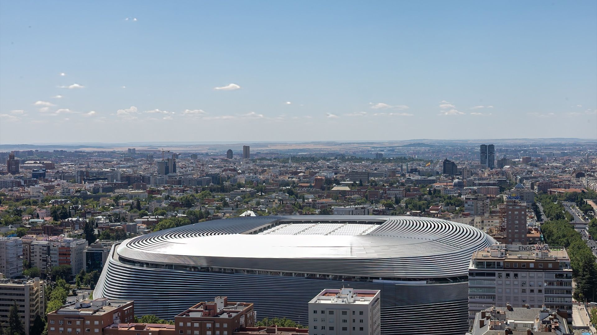 El estadio Santiago Bernabéu en pleno 2026 El estadio Santiago Bernabéu en pleno 2026