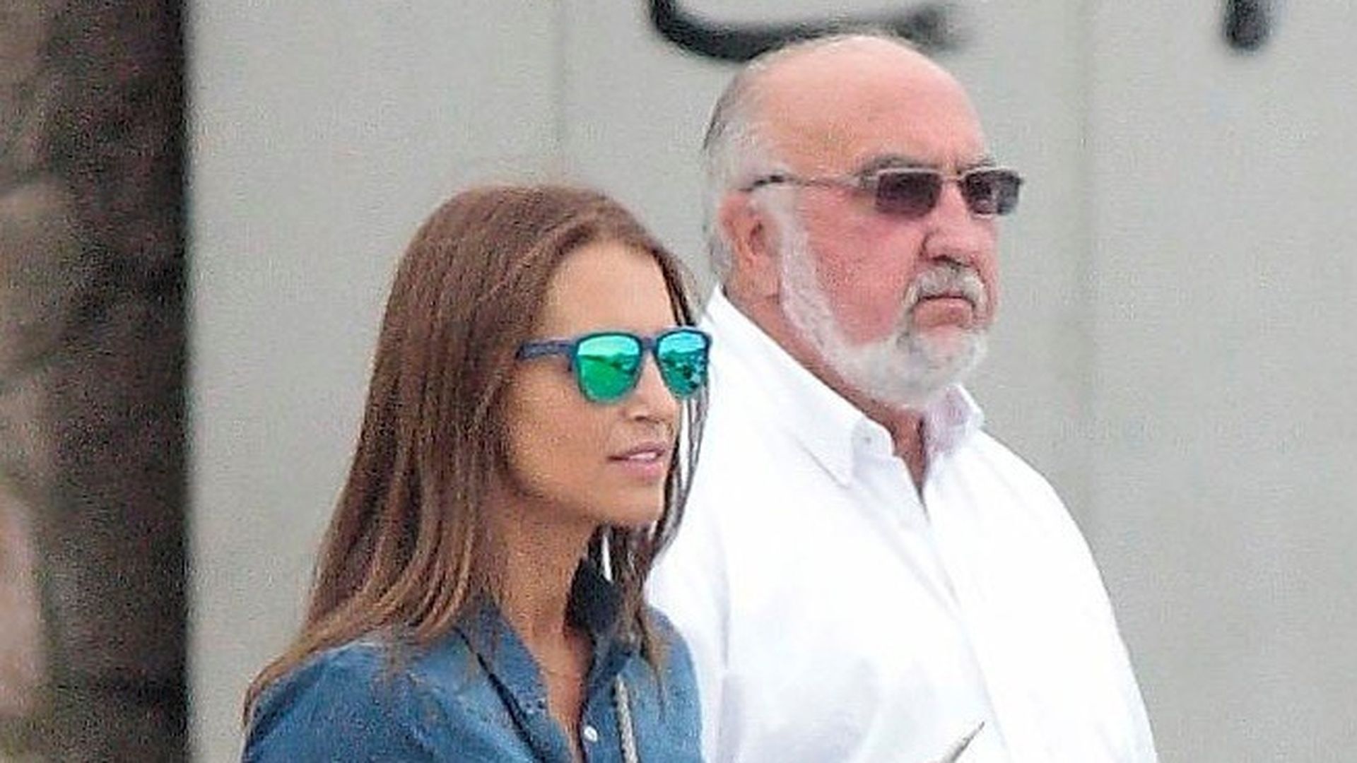 Paula Echevaría y su padre