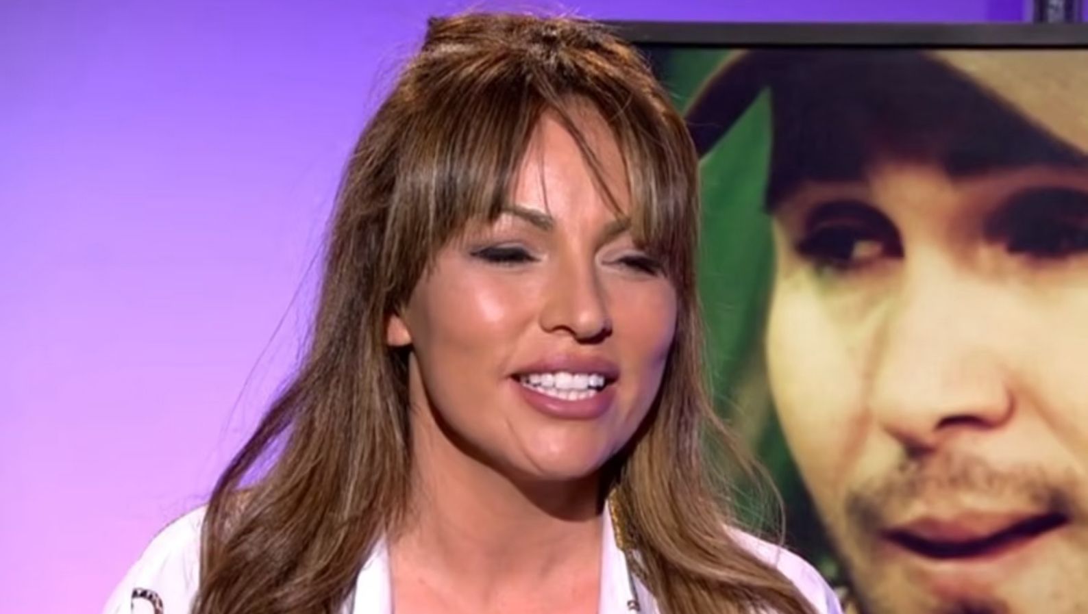 Tamara en los platós de televisión hablando de su relación con Kiko Rivera