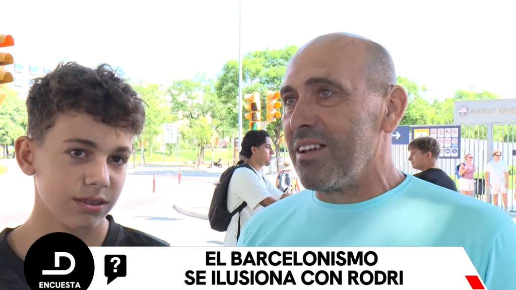 La afición del Barcelona celebra haberle robado el fichaje de Rodri Hernández al Real Madrid
