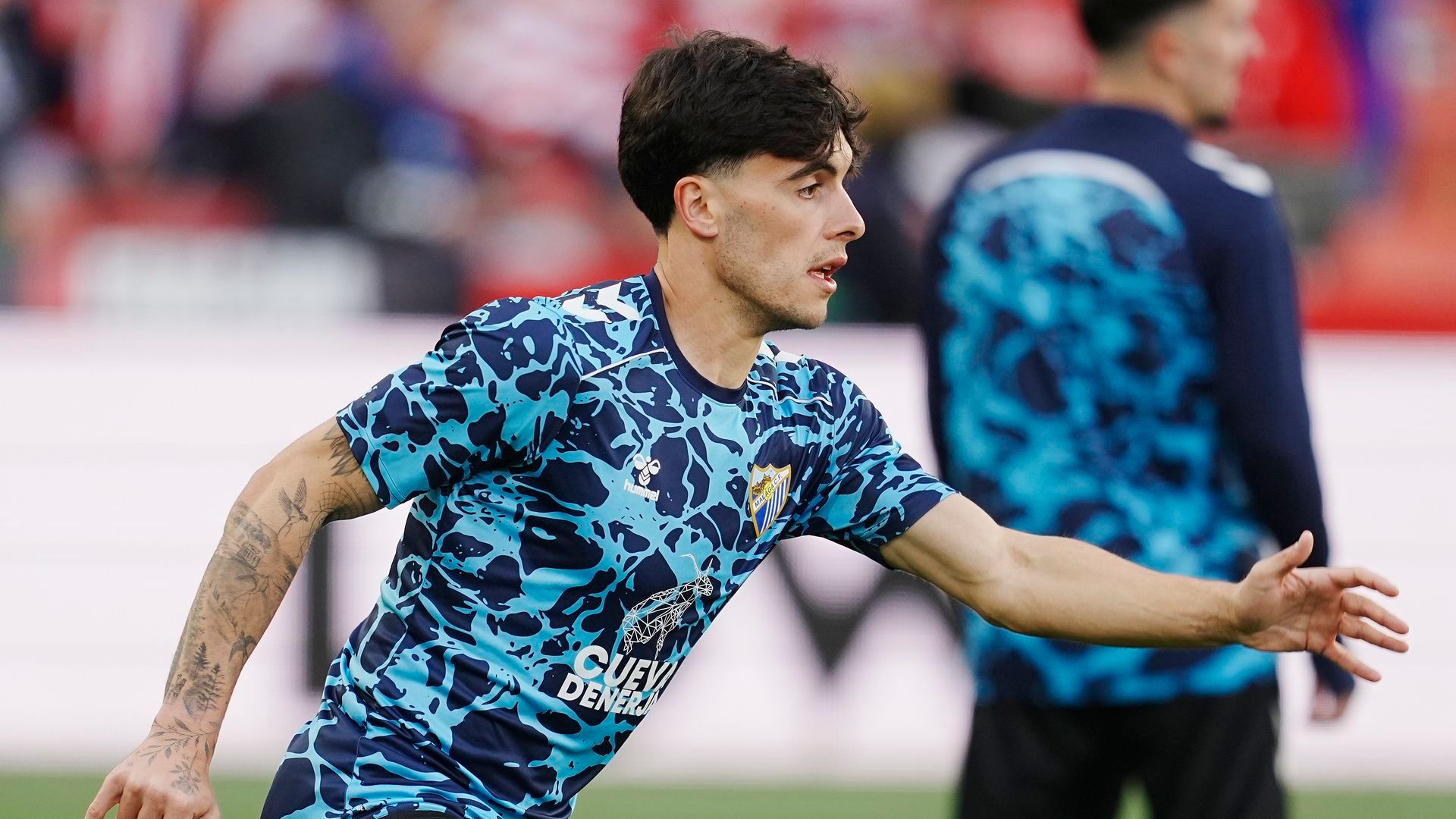 Julen Lobete, con el Málaga. Julen Lobete, con el Málaga.
