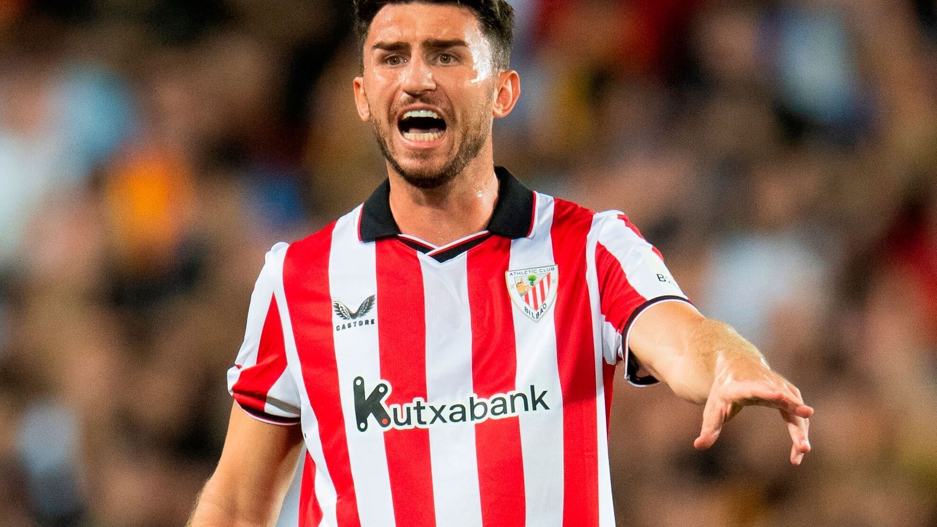 Aymeric Laporte, con el Athletic Club.