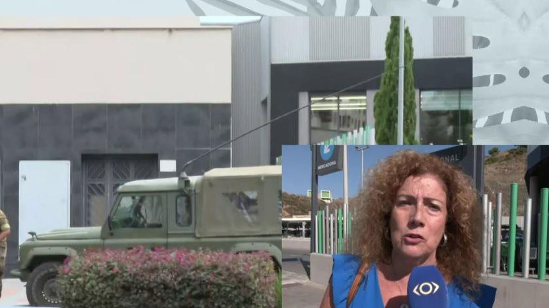 Los supermercados de Ceuta, blindados por el ejército: "Si no están allí, no podemos comprar"