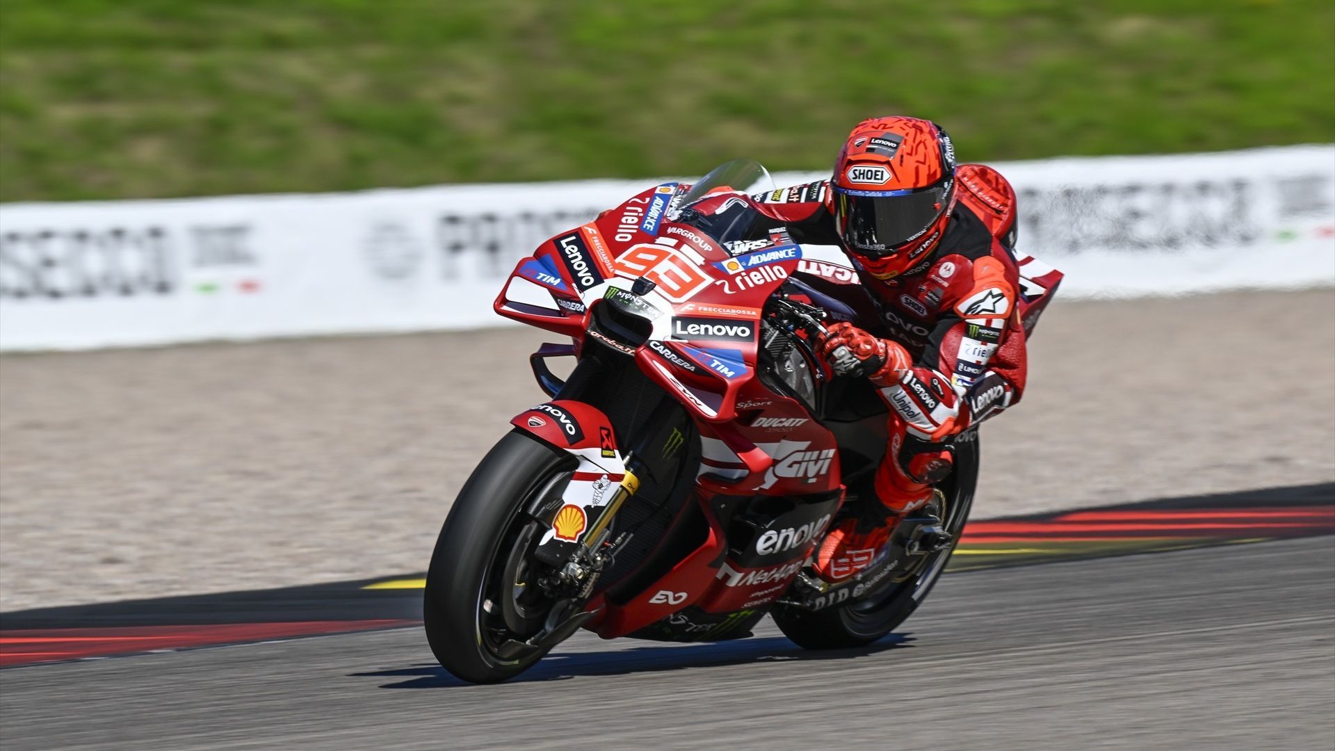 Marc Márquez durante el Gran Premio de Alemania esta temporada