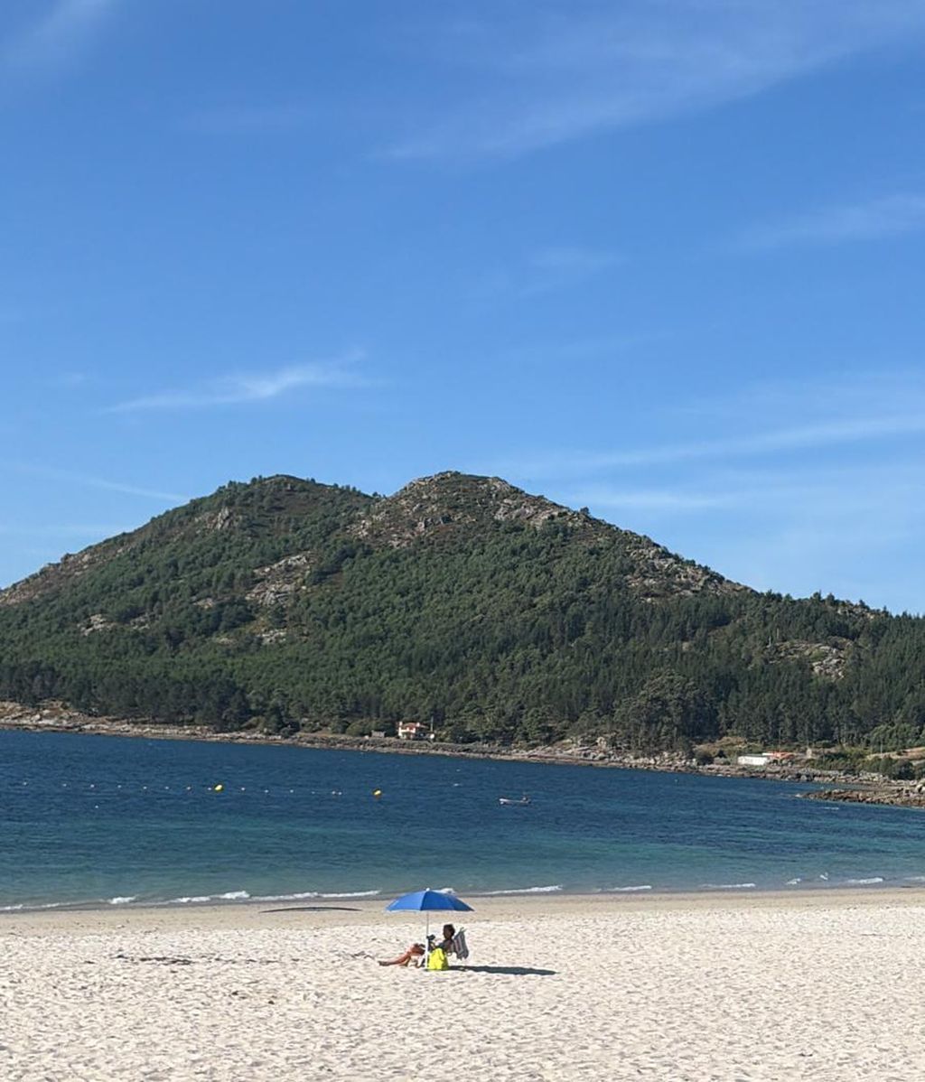 Monte Louro desde la playa