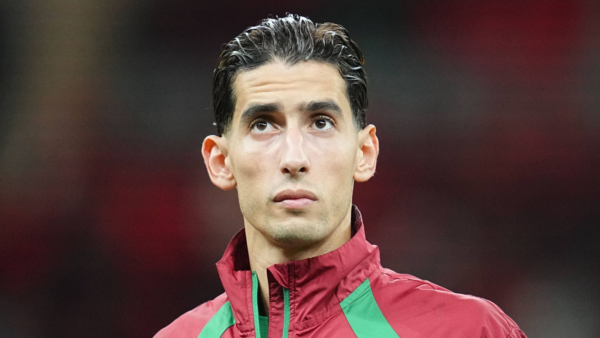 Nayef Aguerd con la selección de Marruecos Nayef Aguerd con la selección de Marruecos