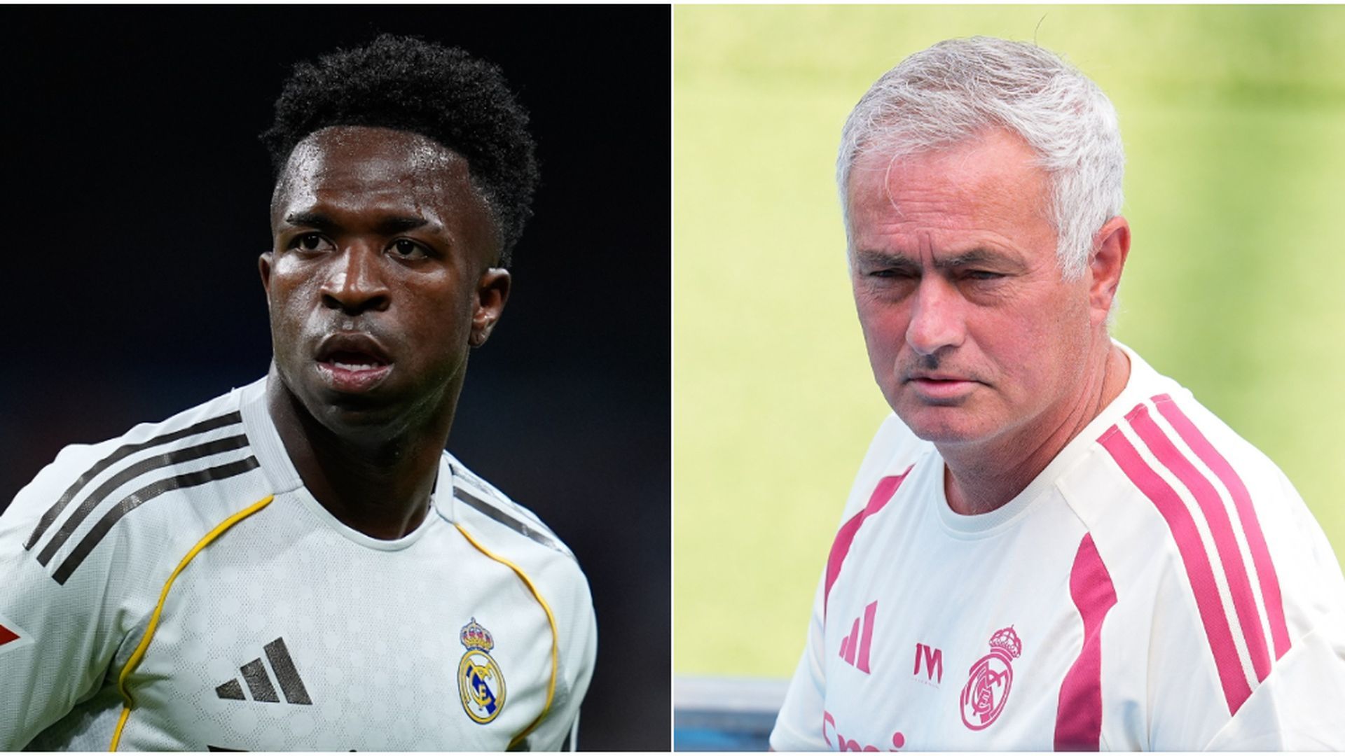 Vinicius Junior y José Mourinho