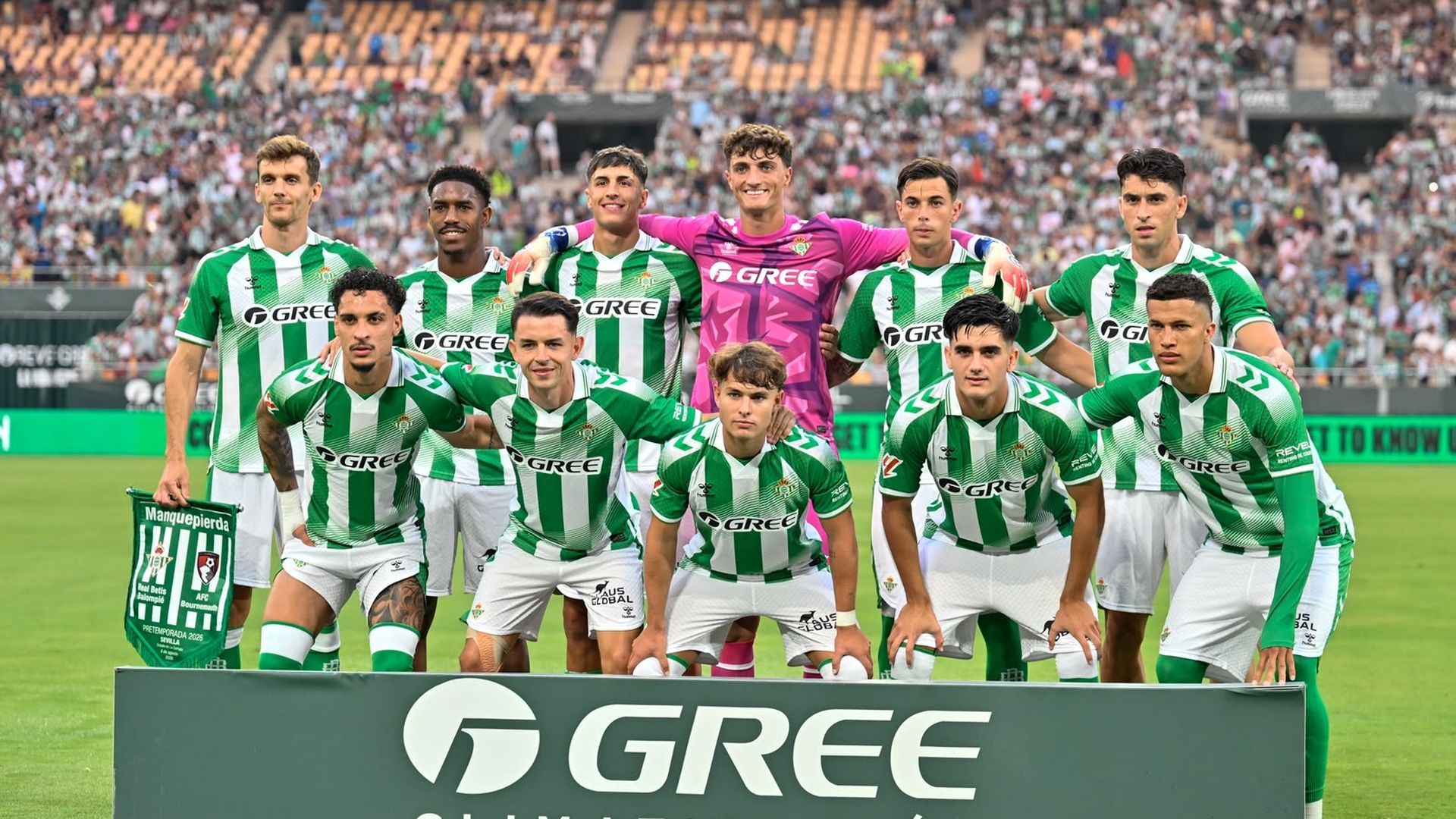 El once del Betis ante el Bournemouth El once del Betis ante el Bournemouth