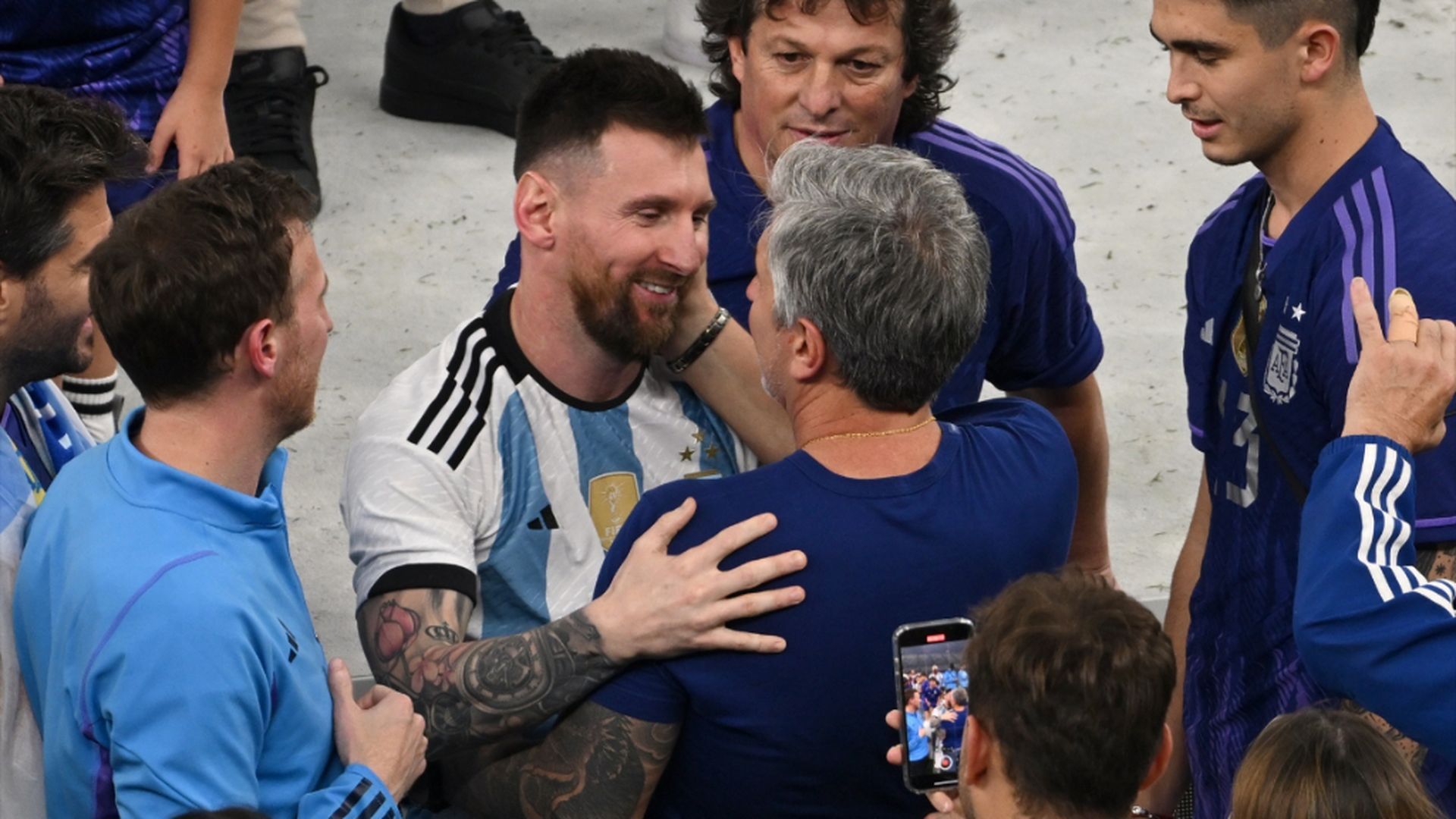 Jorge Messi, en Qatar