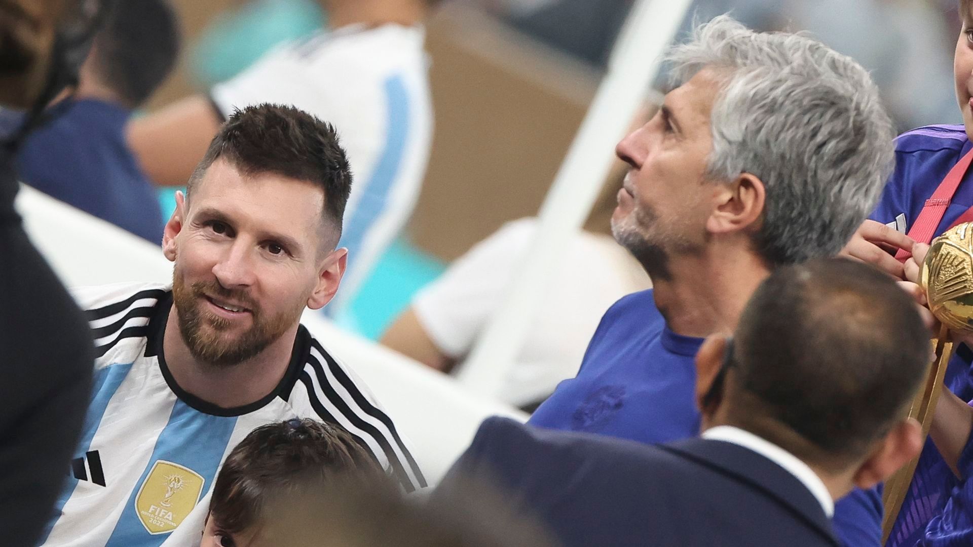 Leo Messi y su padre, Jorge Leo Messi y su padre, Jorge