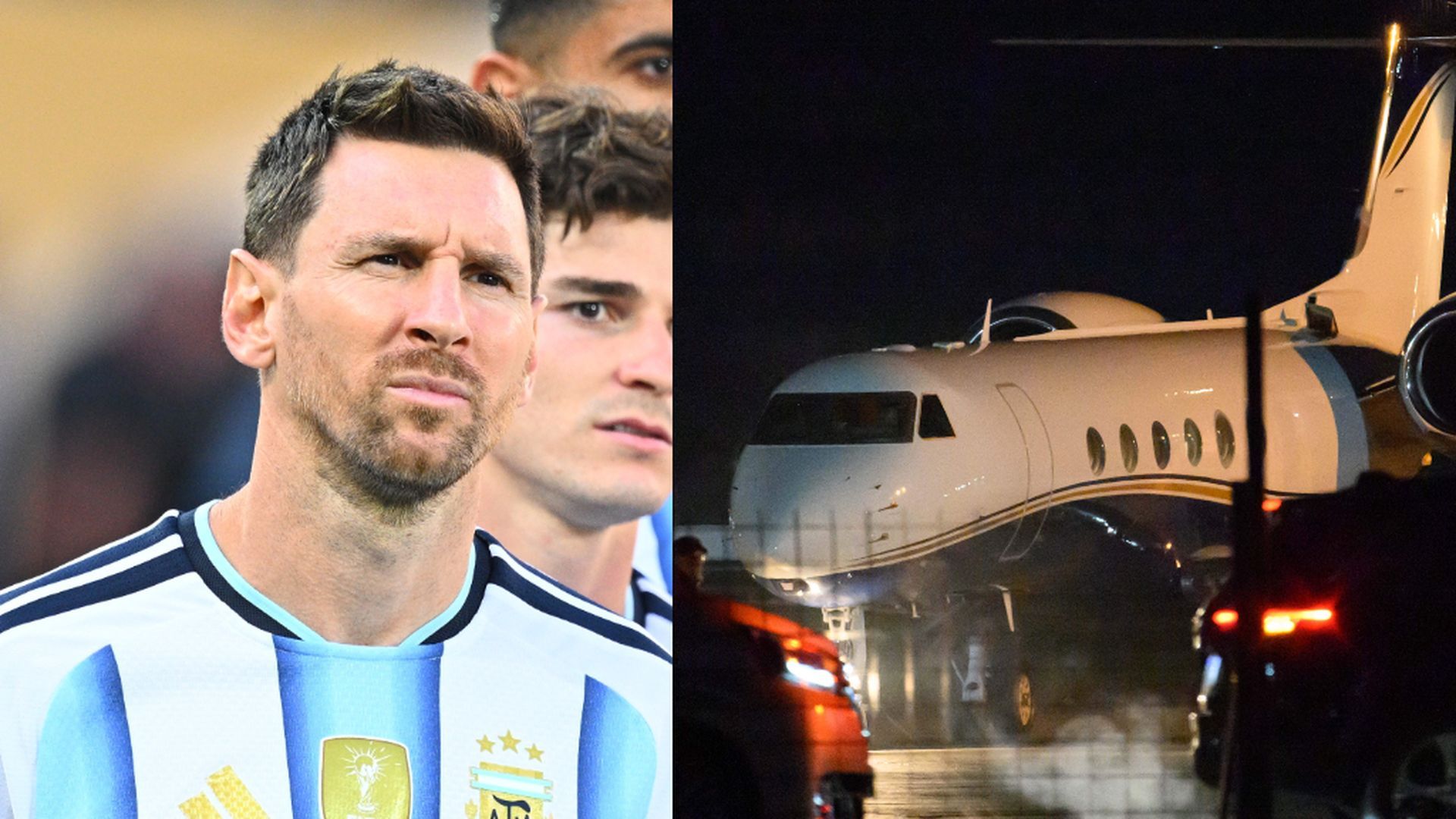 Leo Messi llega a Argentina Leo Messi llega a Argentina