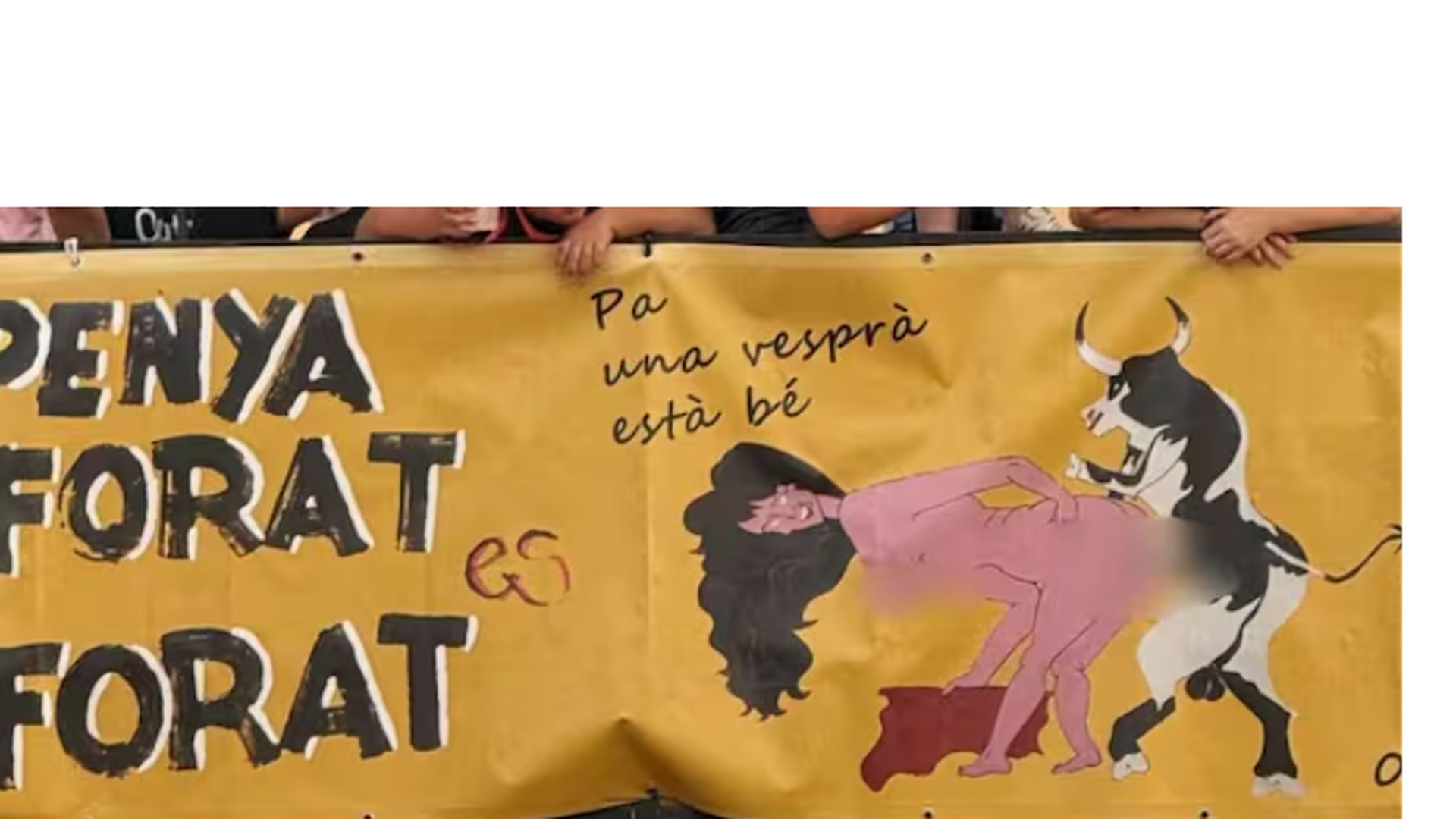 Cartel denunciado por sexismo
