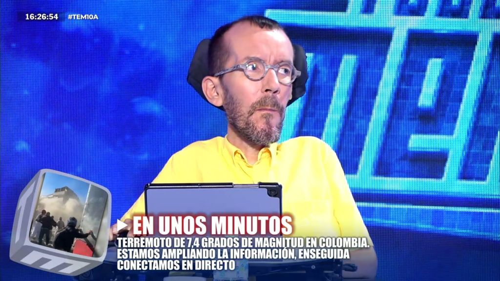 Pablo Echenique plantea la "única" manera de acabar con la inmigración irregular: "Tocaríamos el 13% del PIB"