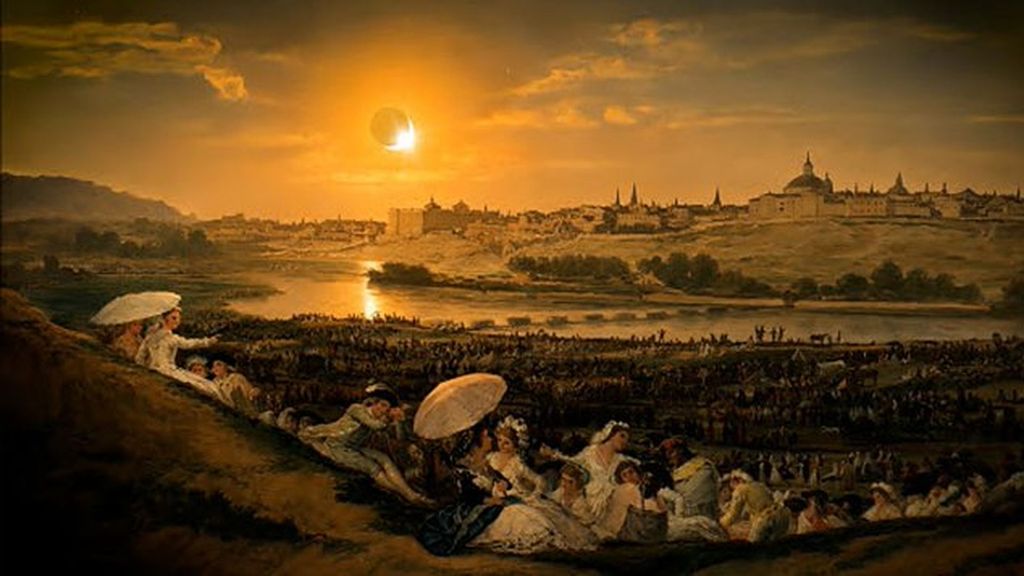 El Museo del Prado recrea cómo el eclipse transformaría la luz de sus obras maestras