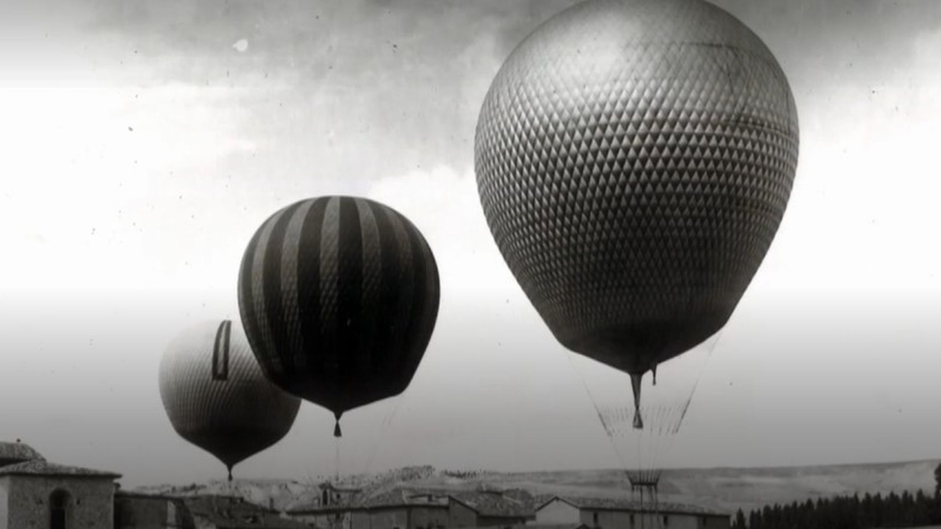 Globos aerostáticos en el eclipse de 1905