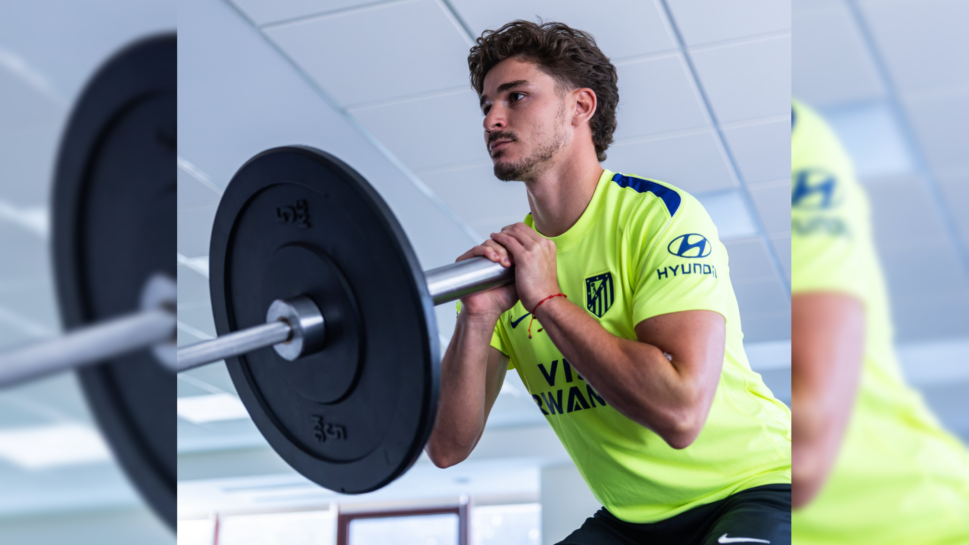 Julián Álvarez, trabajando con el Atlético