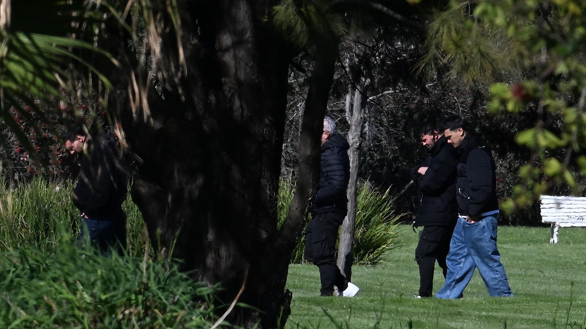 Leo Messi, en la despedida a su padre