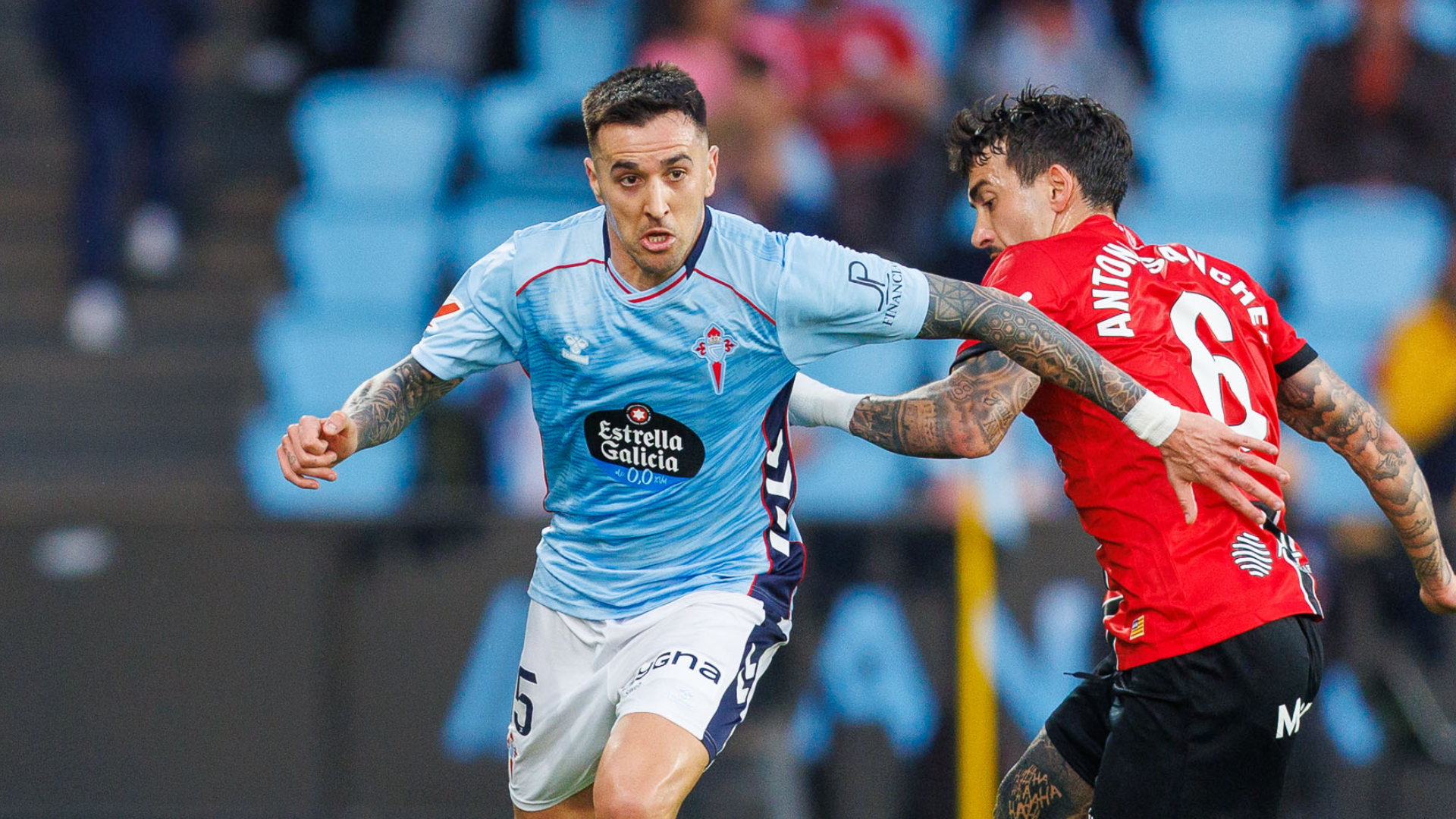 Matías Vecino, en un partido con el Celta de Vigo