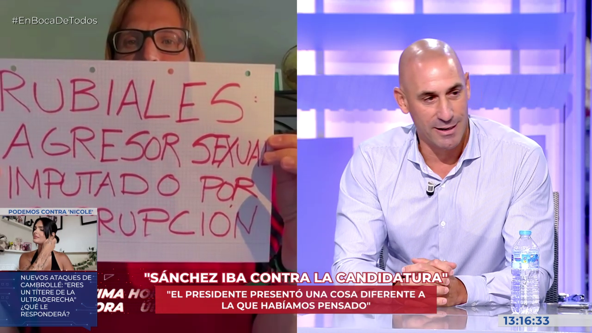 Pablo Fernández contra Rubiales