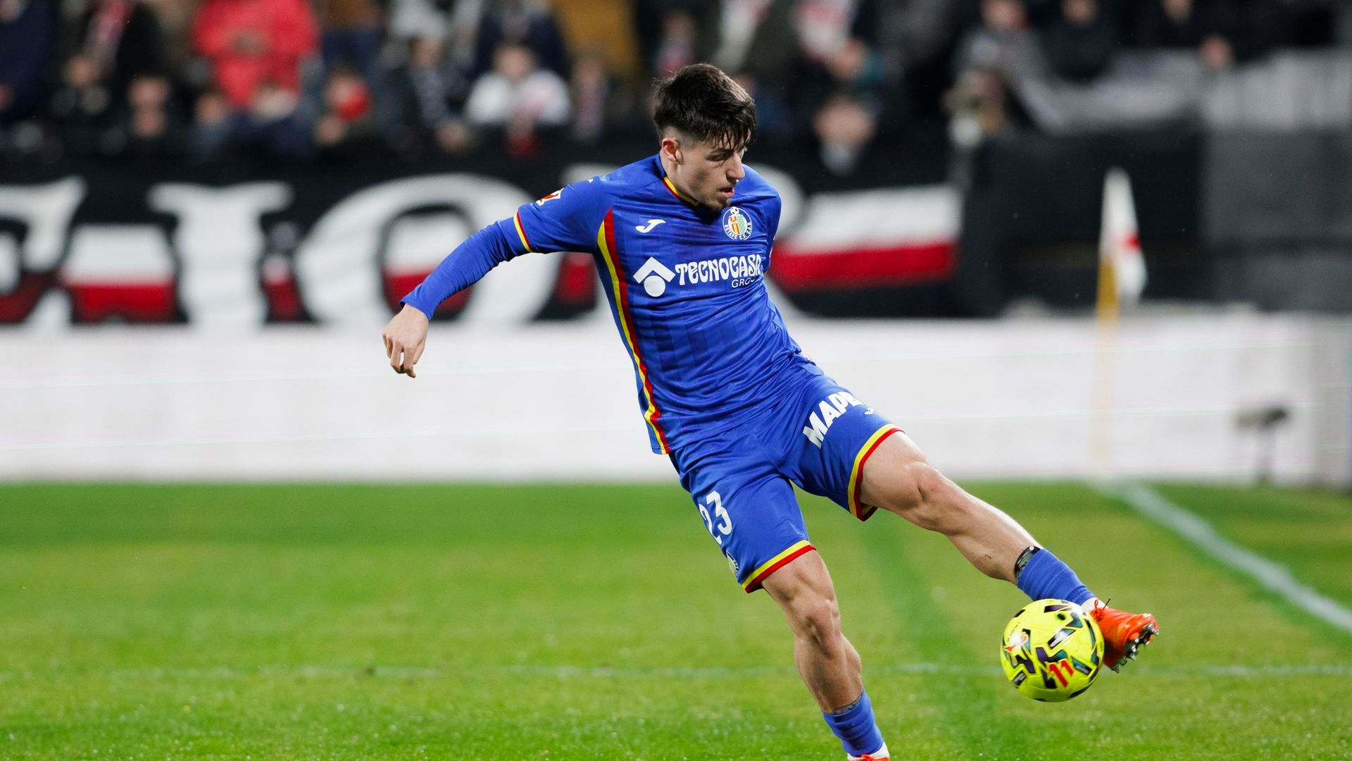 Adrián Liso, durante un partido con el Getafe. Adrián Liso, durante un partido con el Getafe.