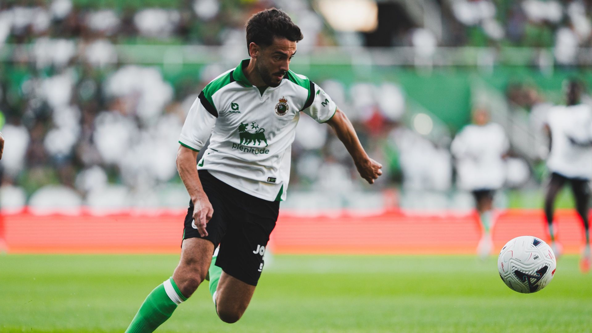 Andrés Martín durante un partido de pretemporada del Racing de Santander Andrés Martín durante un partido de pretemporada del Racing de Santander