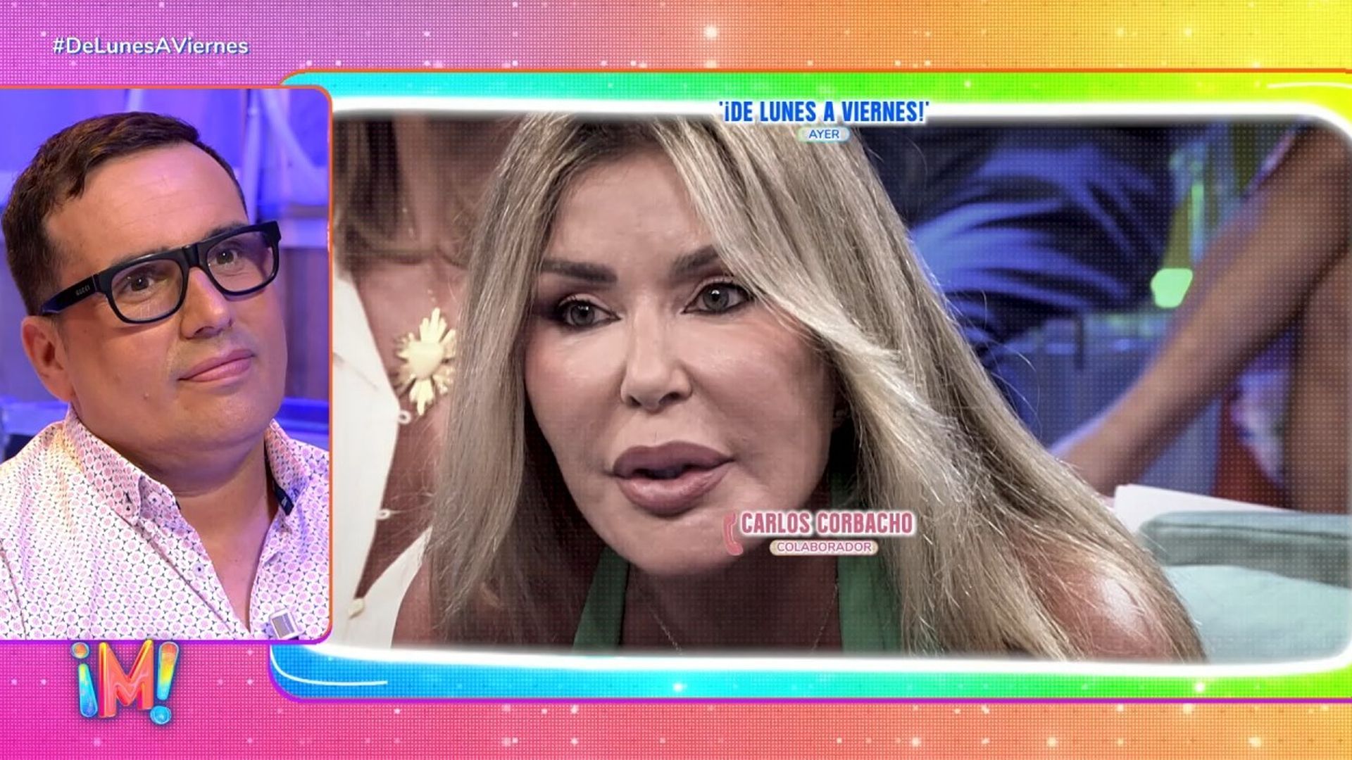Corbacho, contundente con Begoña Gutiérrez en su vuelta al plató de '¡De lunes a viernes!': "Manipula mucho" Corbacho, contundente con Begoña Gutiérrez en su vuelta al plató de '¡De lunes a viernes!': "Manipula mucho"