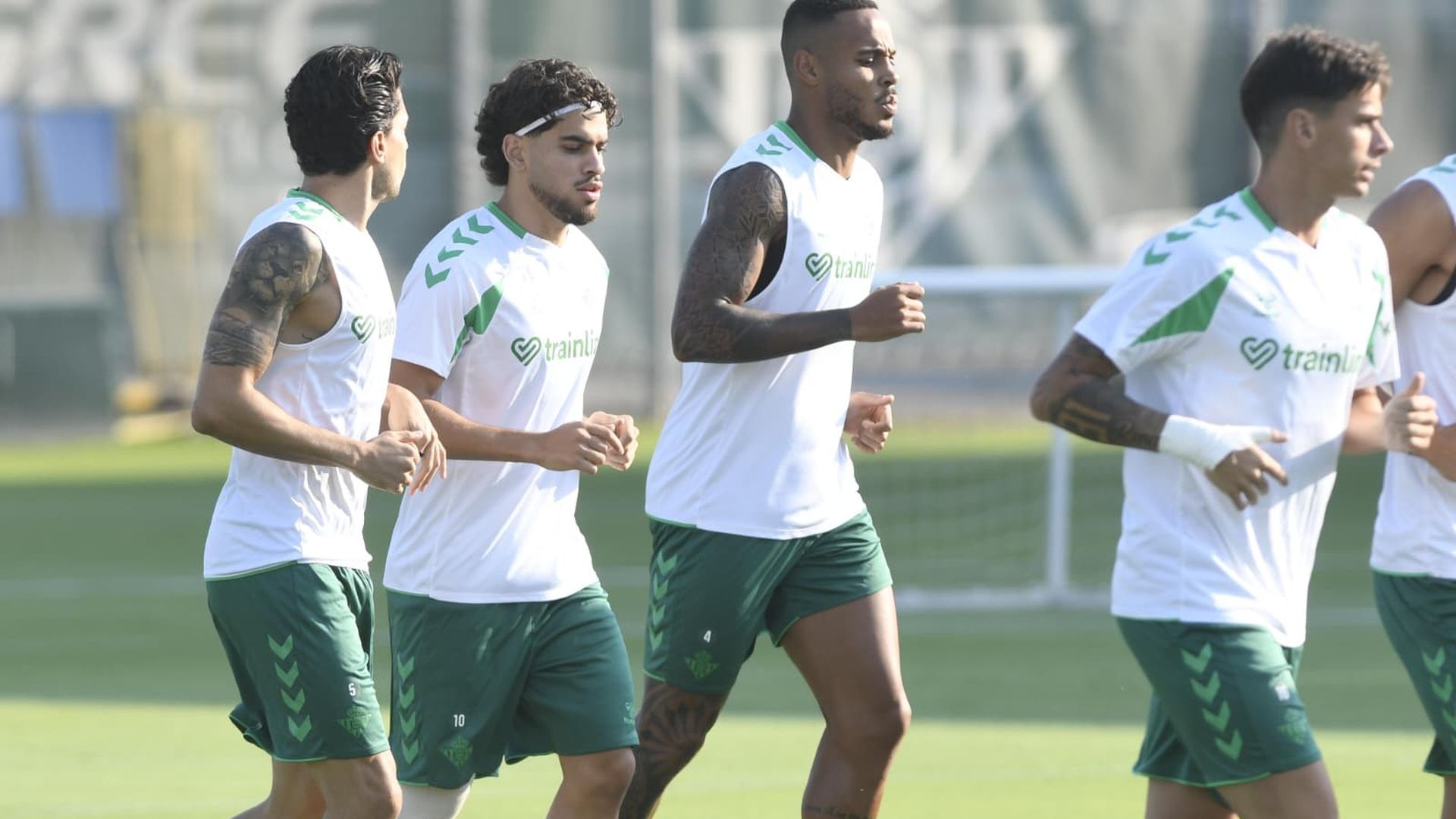 Ez Abde, en el entrenamiento Ez Abde, en el entrenamiento